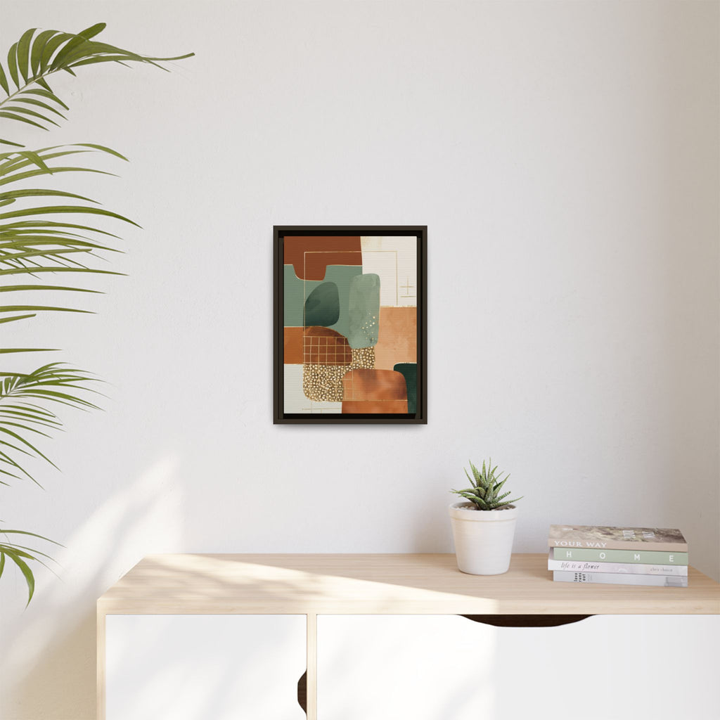 Geometric Harmony: Abstract Minimalist Art, Mid-Century Modern Design, Organic Shapes Composition   |   Custom Orders Accepted