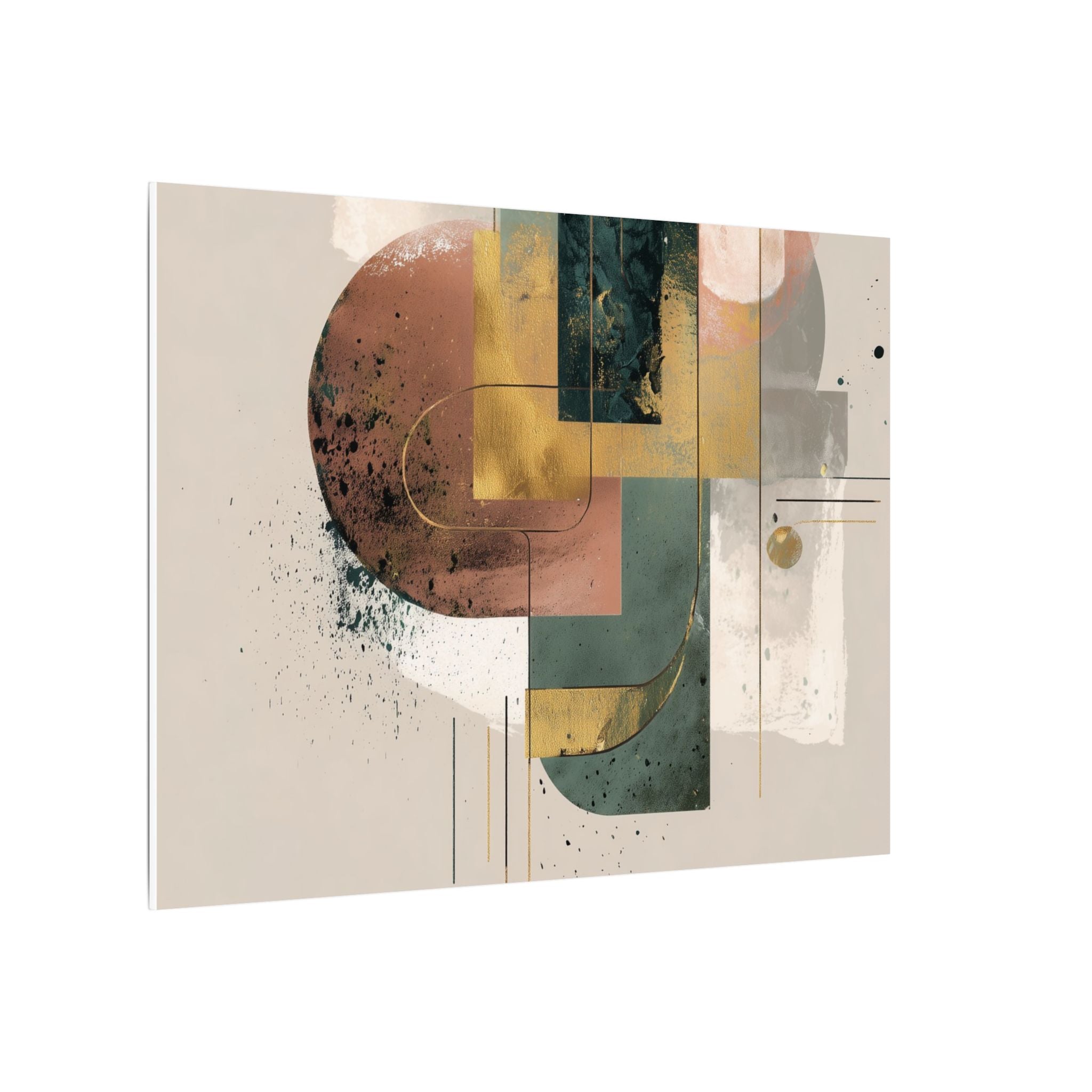 Geometric Harmony: Abstract Composition, Modernist Minimalism, Ethereal Design Layers   |   Custom Orders Accepted