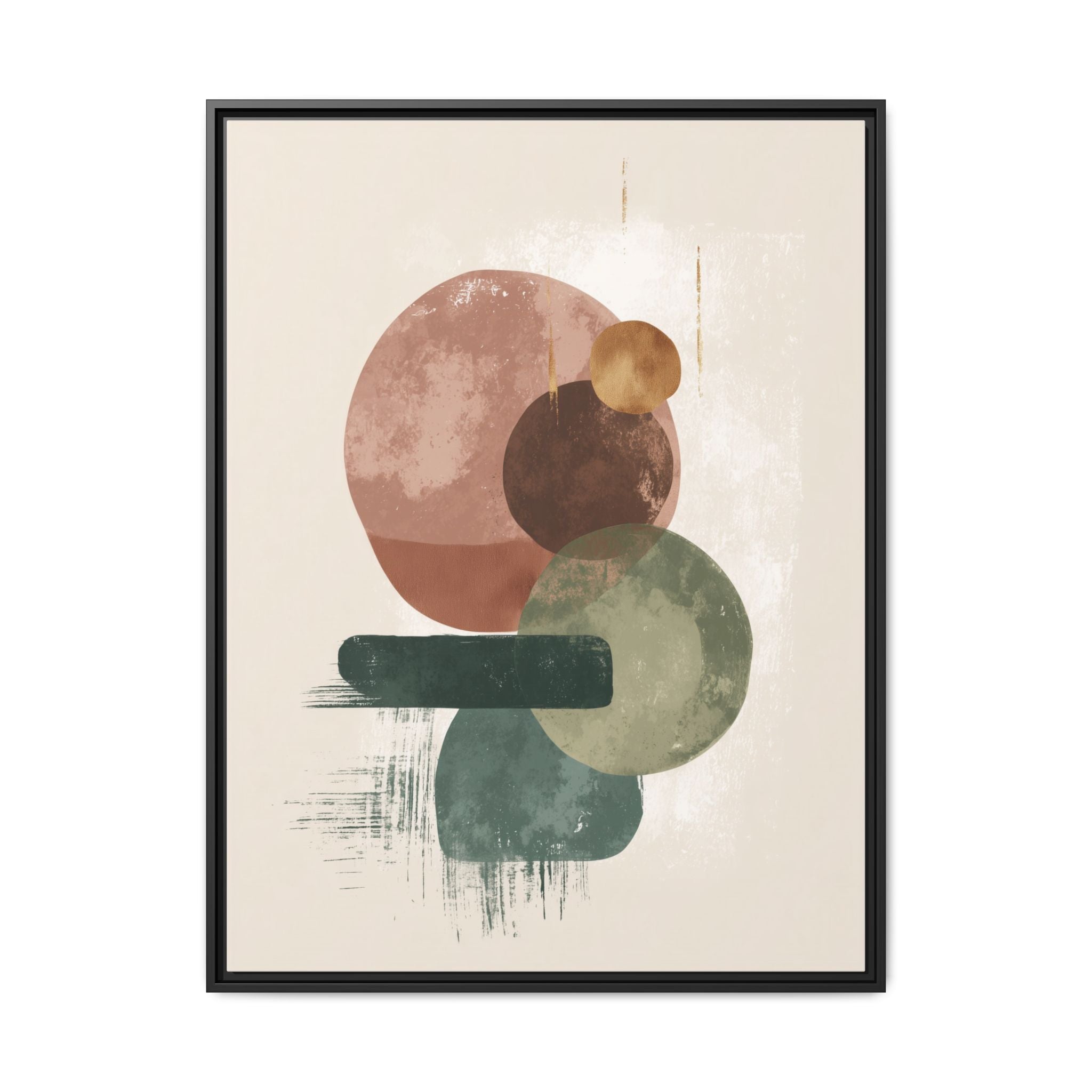 Organic Intersections: Watercolor Abstraction, Earth Tone Composition, Modern Minimalist Art   |   Custom Orders Accepted