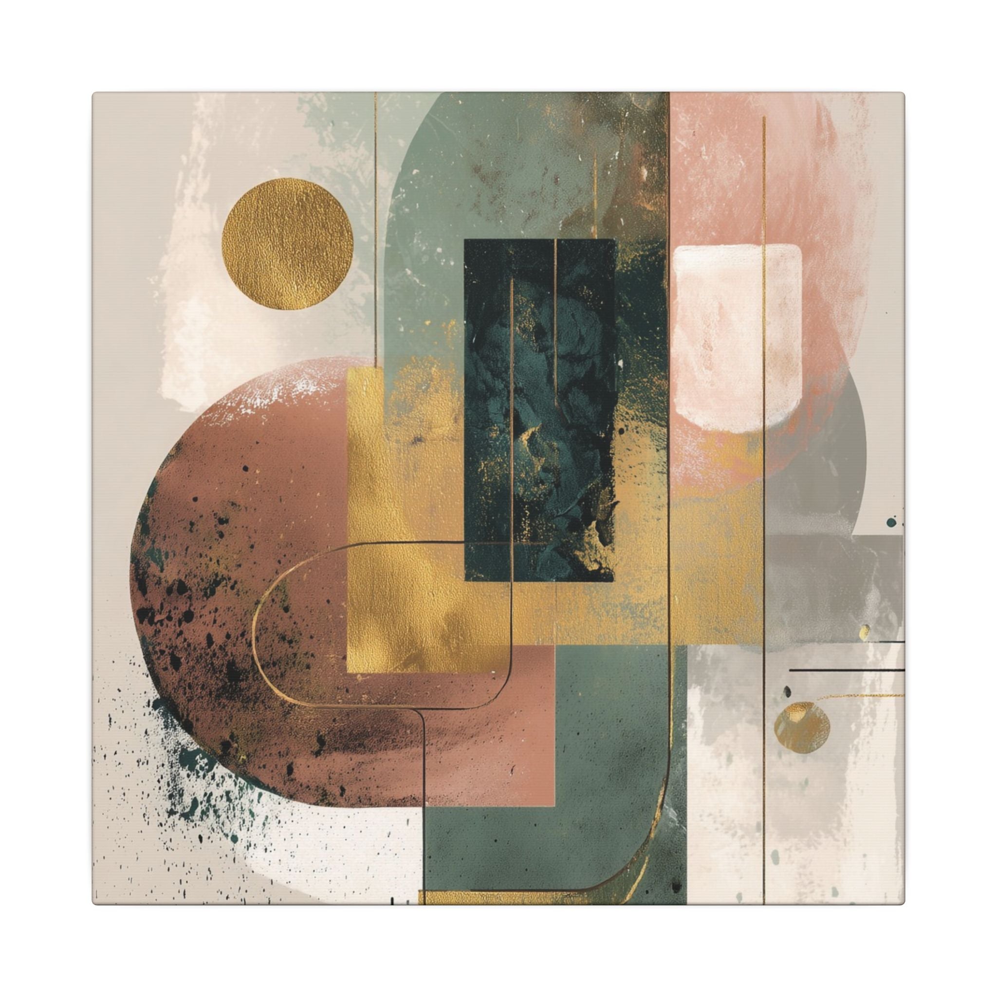 Geometric Harmony: Abstract Composition, Modernist Minimalism, Ethereal Design Layers   |   Custom Orders Accepted