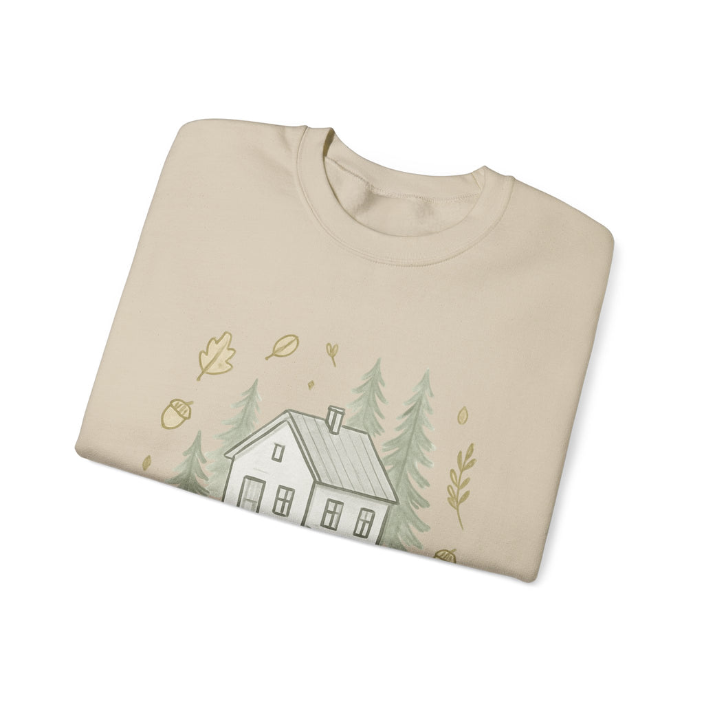 Autumn Cabin Vibes Sweatshirt - Forest Scene, 5 colours