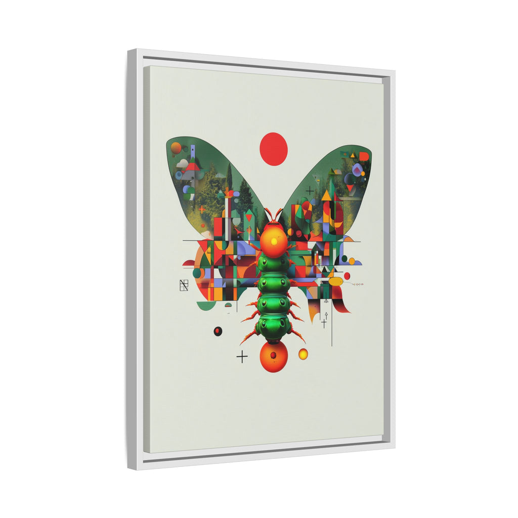 Digital Butterfly Framed Print, Cubist Architectural Abstraction   |  Personalized & Custom Orders Available