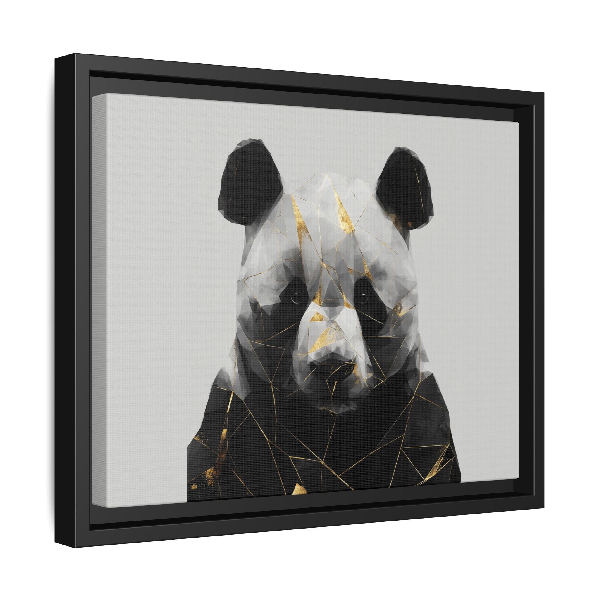 Fractured Panda: Geometric Wildlife Art, Low-Poly Contemporary Portrait   |  Personalized & Custom Orders Available