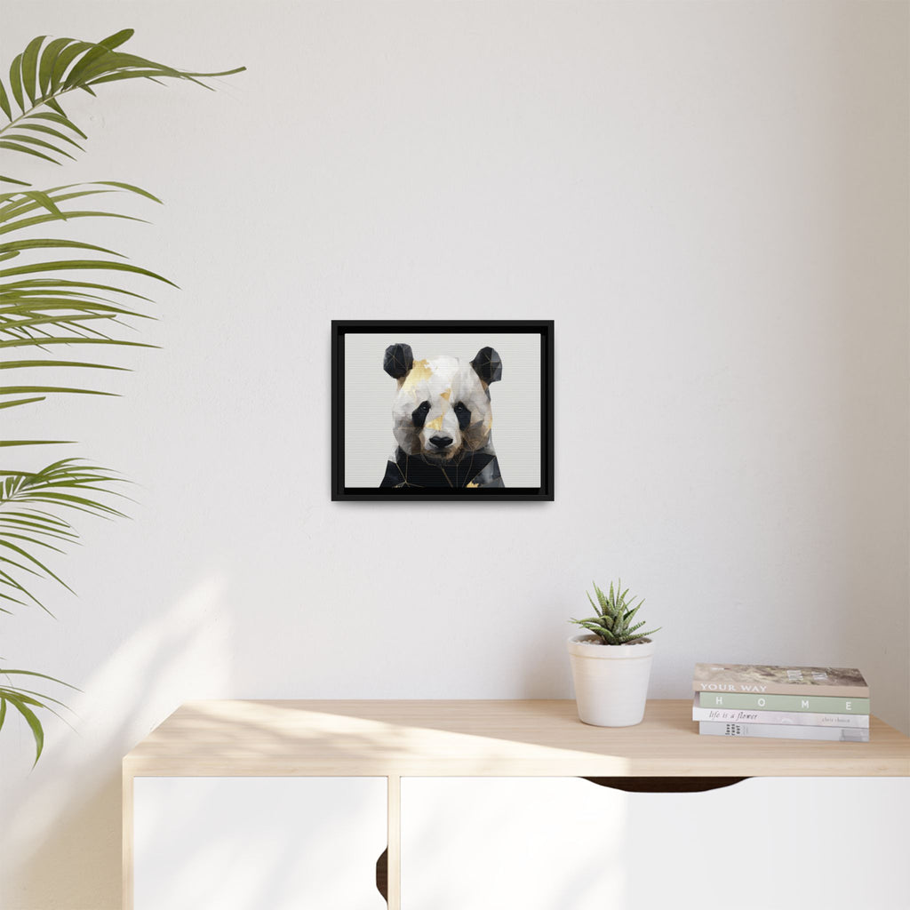 Fractal Panda: Geometric Digital Art, Low Poly Wildlife Portrait   |  Personalized & Custom Orders Available