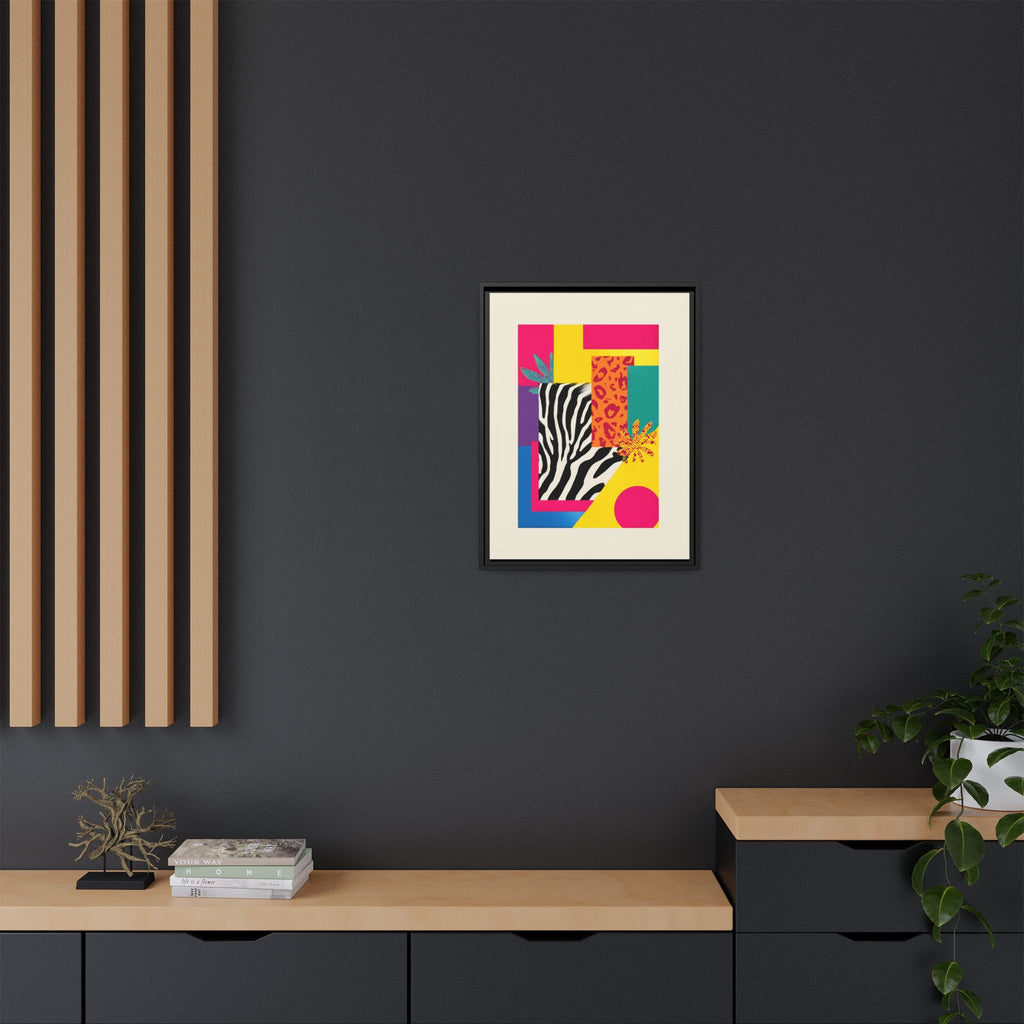 Zebra Stripes & Leopard Spots: 80s Pop Art Design, Memphis Style Graphic, Geometric Color Block Pattern   |   Custom Orders Accepted