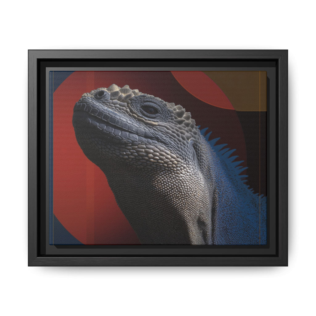 Scales of Antiquity: Prehistoric Reptilian Portrait, Abstract Geometric Composition   |    Custom Orders Available