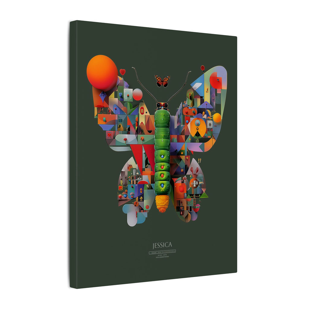 Personalized Print: Digital Butterfly Landscape, Architectural Nature Art   |    Custom Orders Available