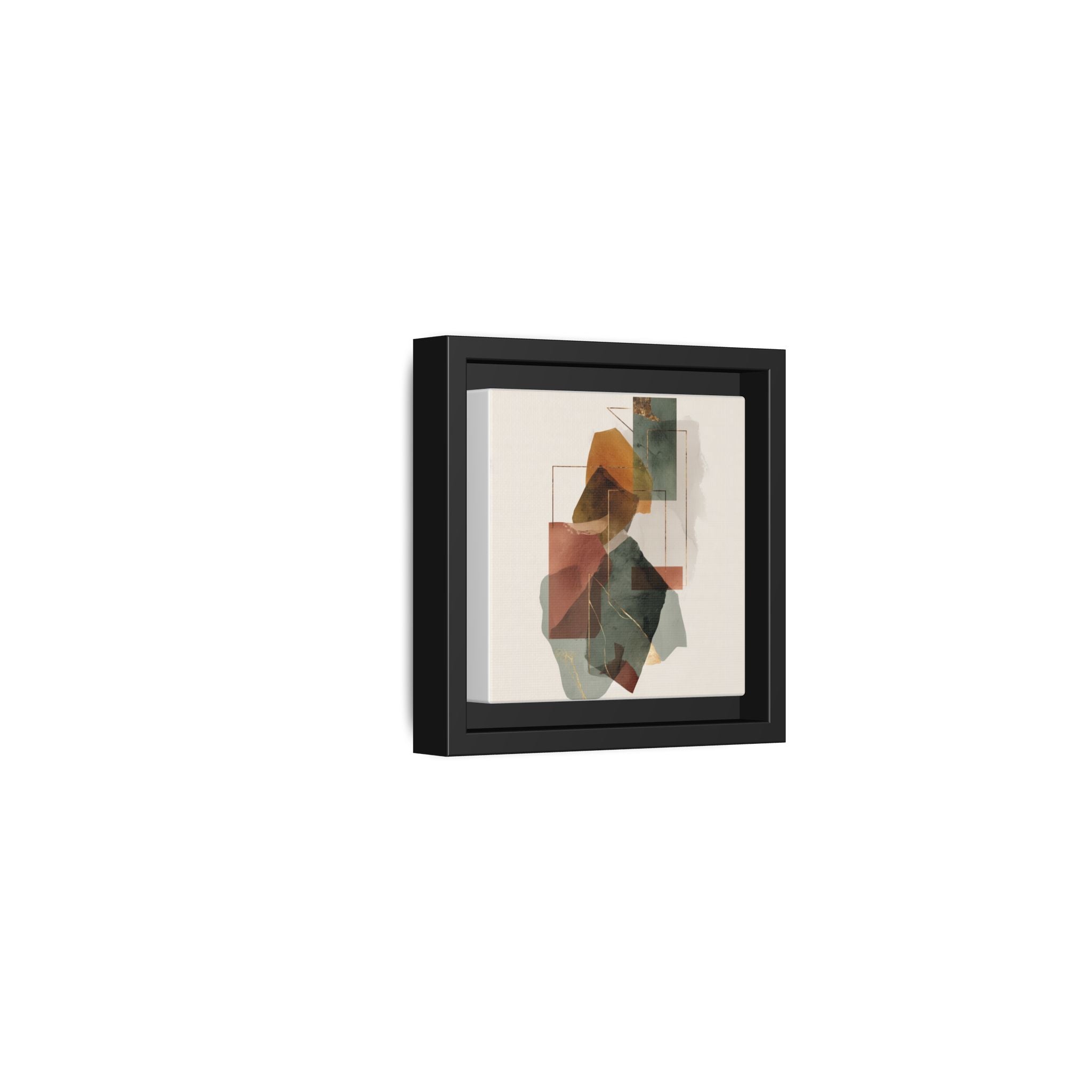 Harmonic Geometries: Architectural Abstraction, Earthy Palette, Minimalist Composition   |   Custom Orders Accepted