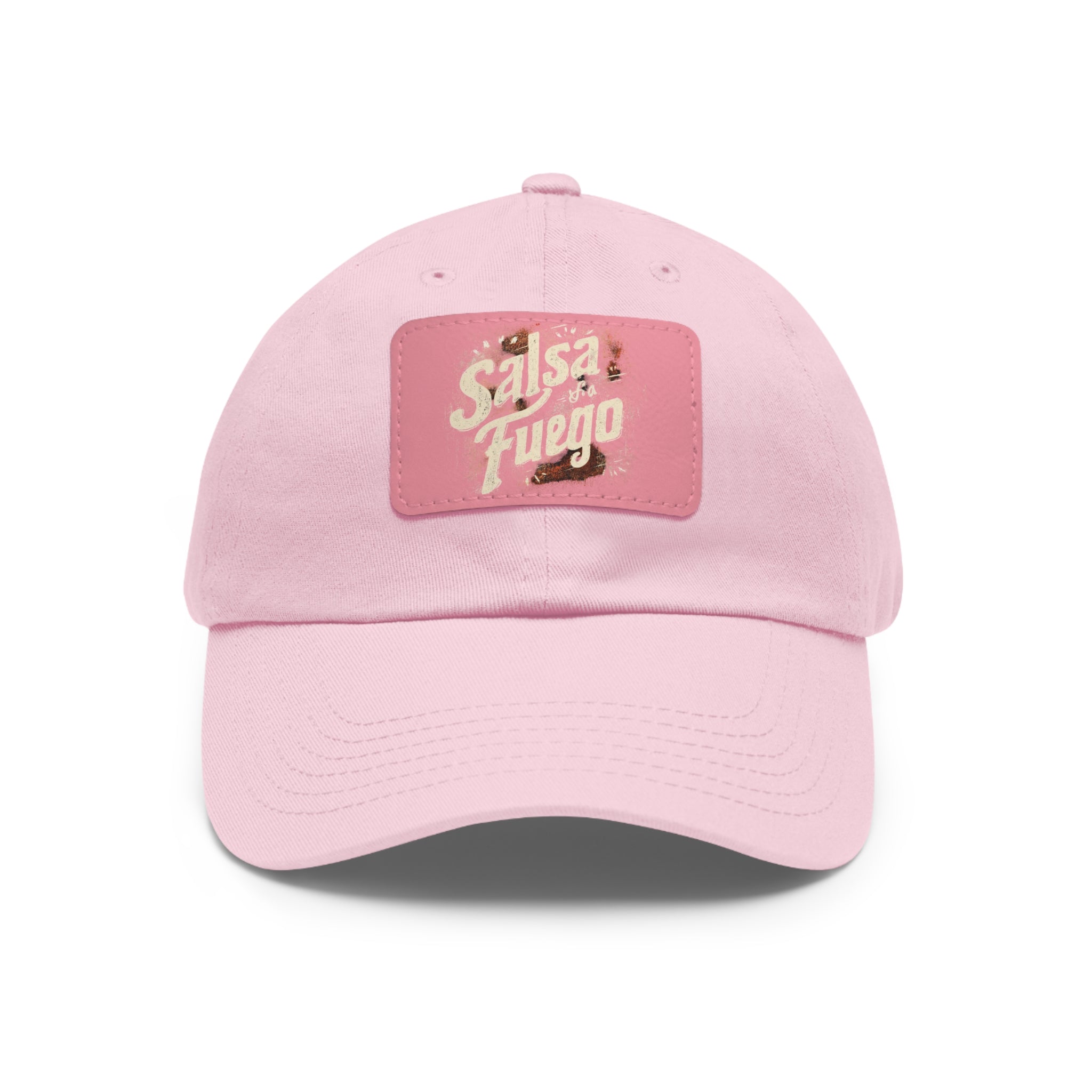 Salsa Fuego Dad Hat with Leather Patch (Rectangle)