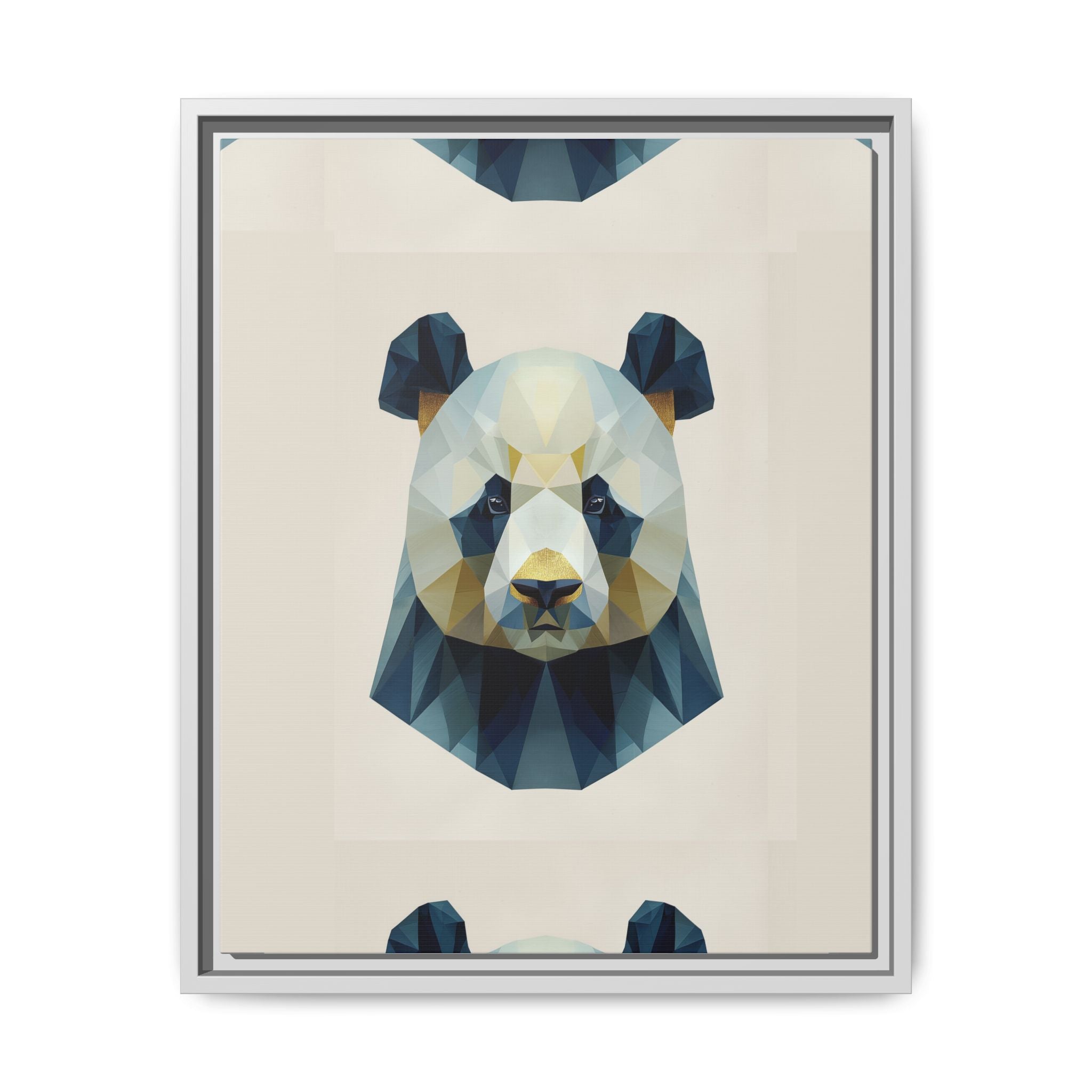 Geometric Panda Prism: Low-Poly Digital Wildlife Art, Minimalist Triangular Design   |  Personalized & Custom Orders Available