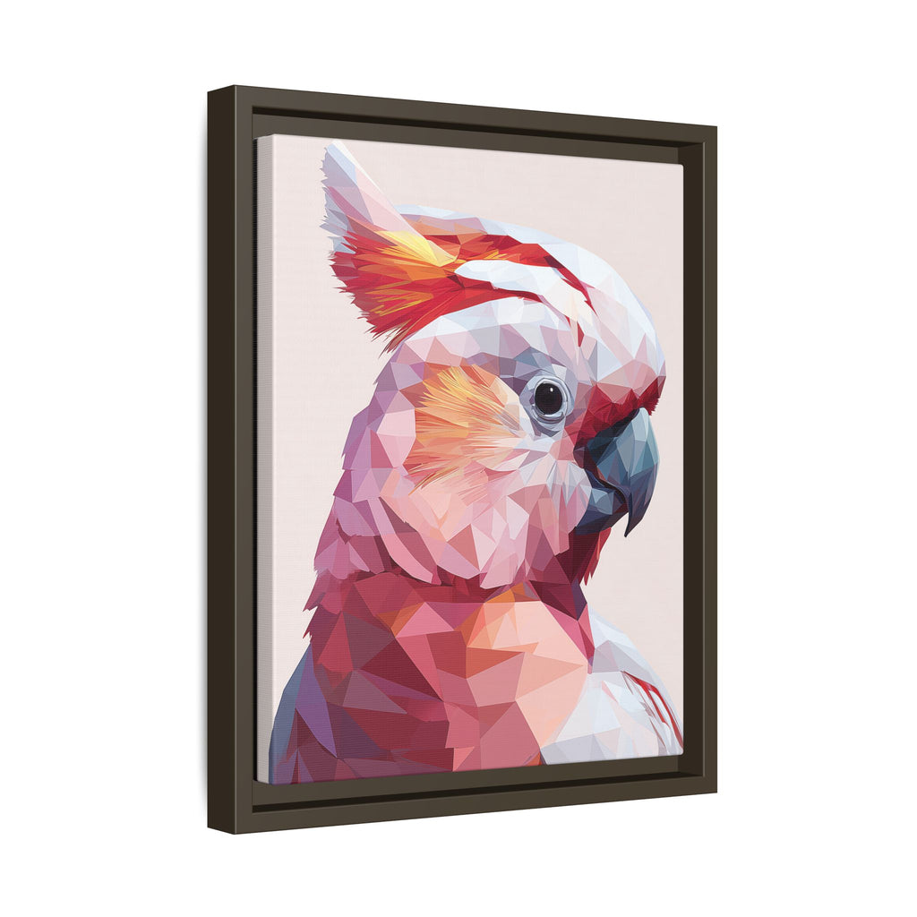 Geometric Cockatoo Portrait: Low-Poly Bird Art, Vibrant Abstract Illustration   |    Custom Orders Available