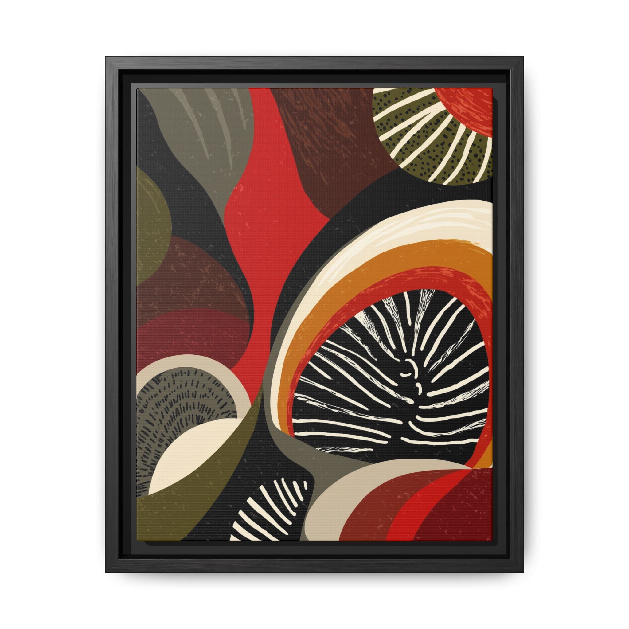Geometric Rhythm: Abstract Composition, Mid-Century Modern Art, Radial Design Inspiration   |   Custom Orders Accepted