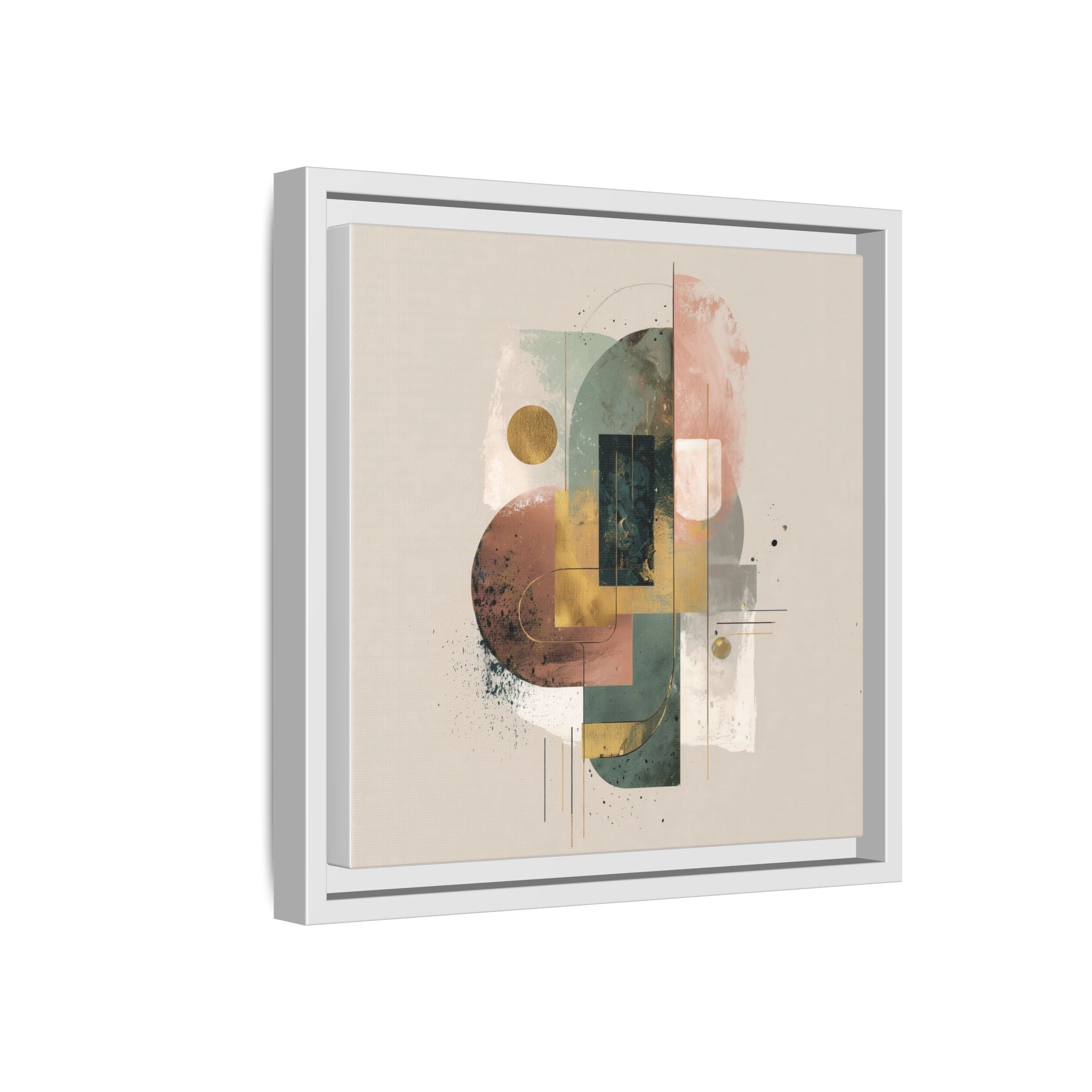 Organic Geometries: Fragmented Forms, Digital Abstract Composition, Layered Minimalist Art   |   Custom Orders Accepted