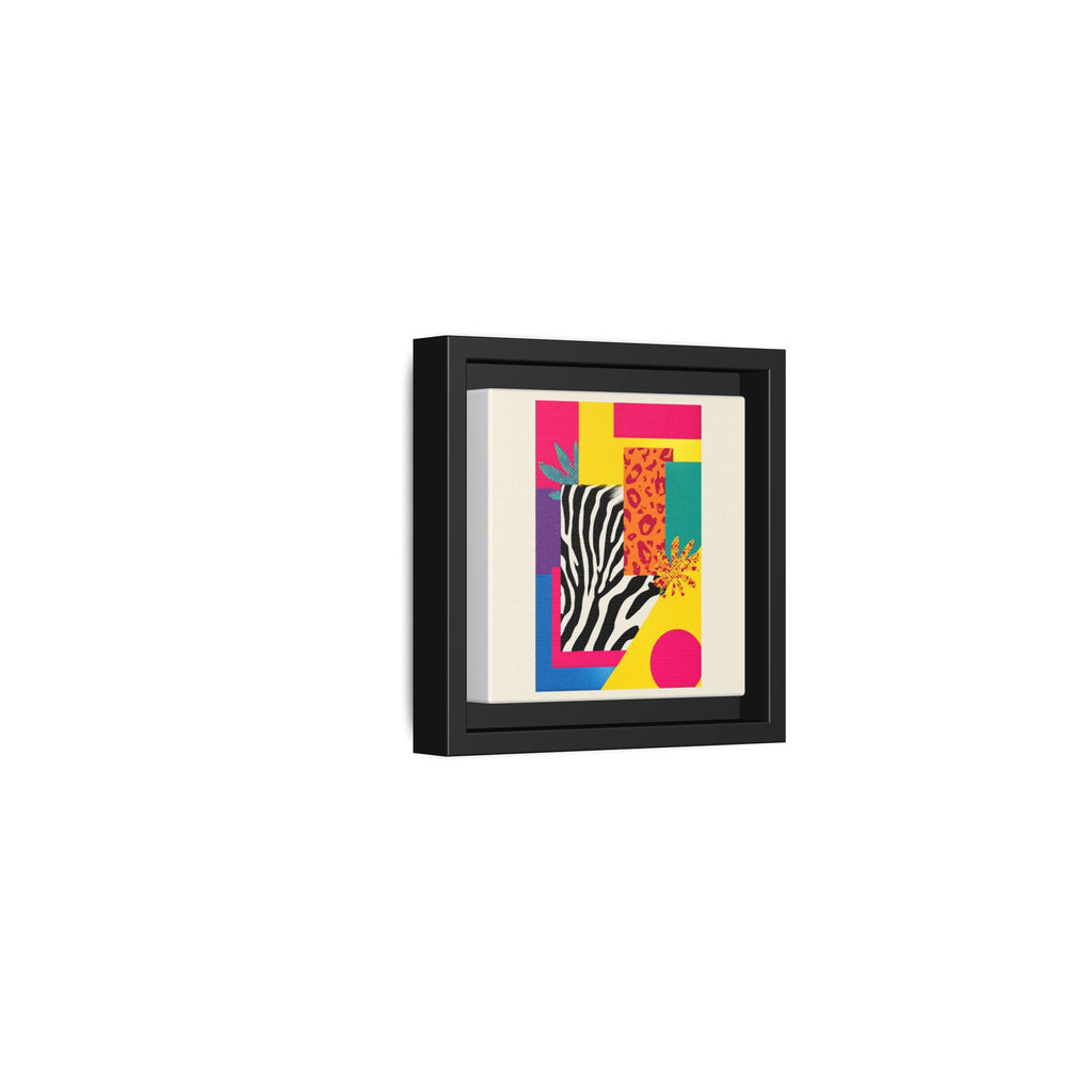 Zebra Stripes & Leopard Spots: 80s Pop Art Design, Memphis Style Graphic, Geometric Color Block Pattern   |   Custom Orders Accepted
