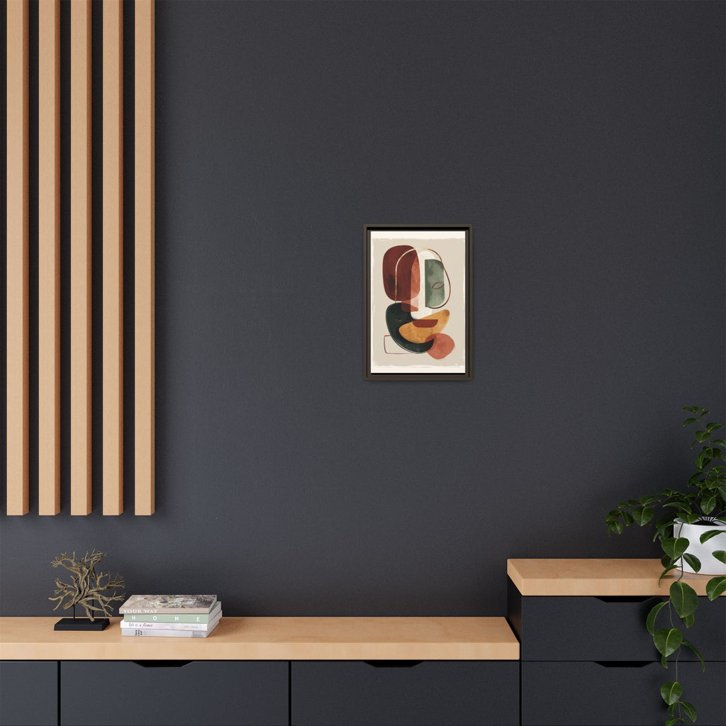 Layered Geometries: Mid-Century Modern Composition, Organic Abstract Design, Translucent Intersecting Shapes   |   Custom Orders Accepted