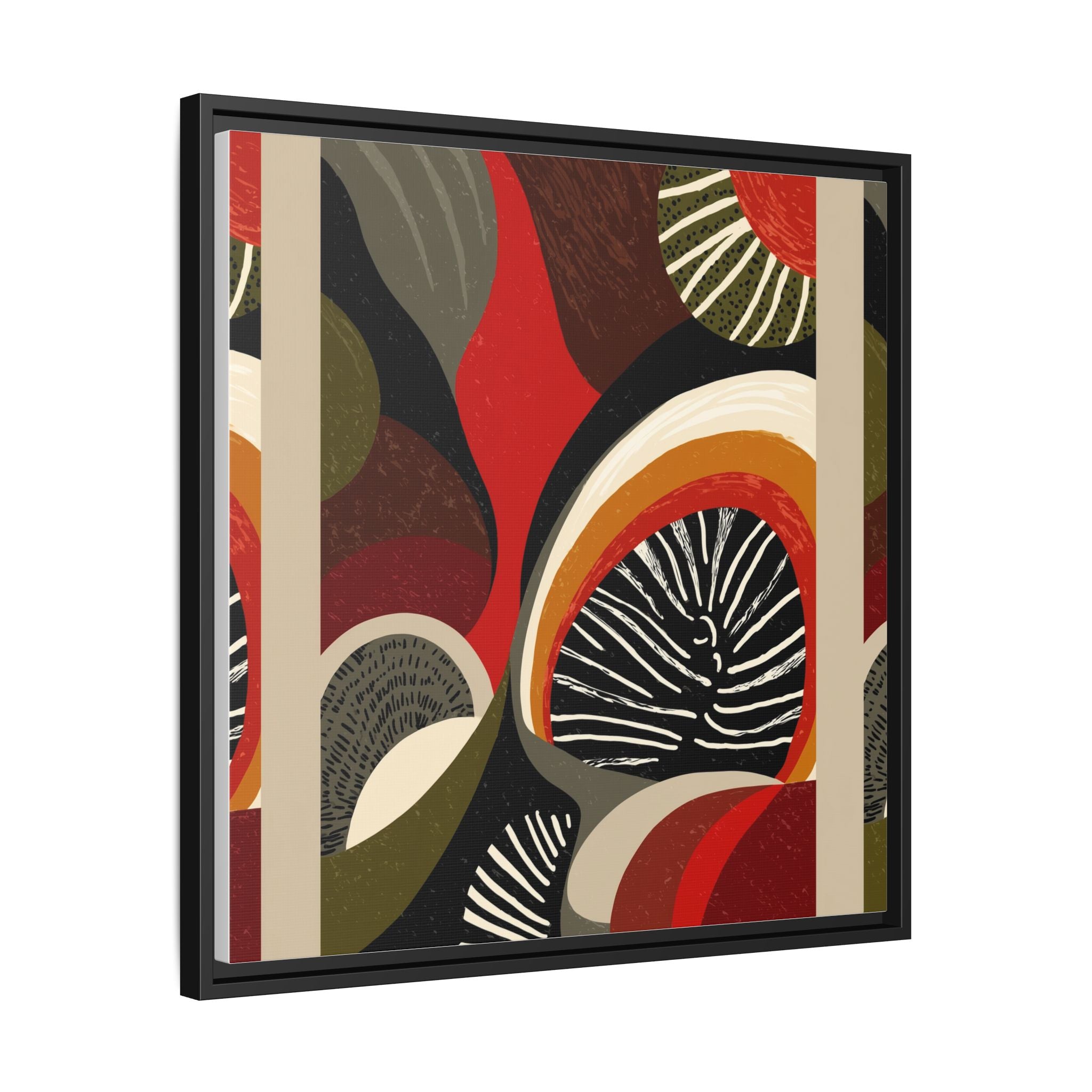 Geometric Rhythm: Abstract Composition, Mid-Century Modern Art, Radial Design Inspiration   |   Custom Orders Accepted