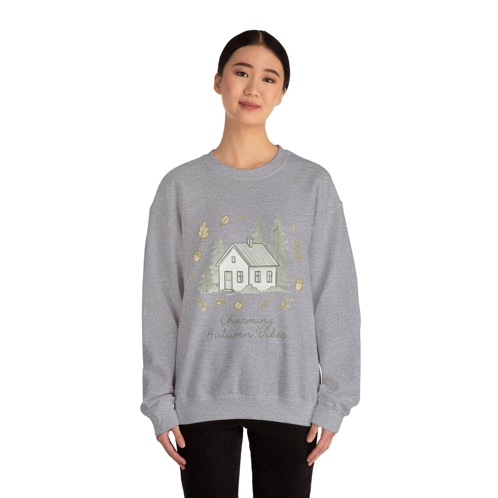 Autumn Cabin Vibes Sweatshirt - Forest Scene, 5 colours