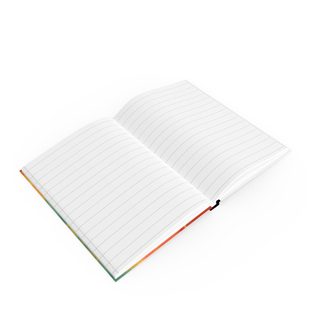 Personalized Vibrant Abstract Starfish Journal, Digital Art Marine Exploration Personalized Journal   |     Custom Orders Accepted