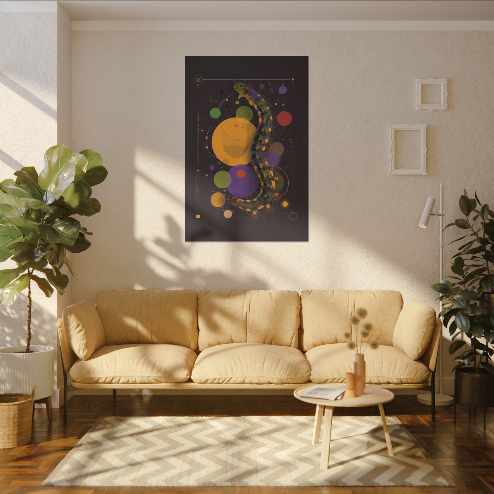 Cosmic Caterpillar: Biological Geometry, Celestial Metamorphosis   |    Custom Orders Available