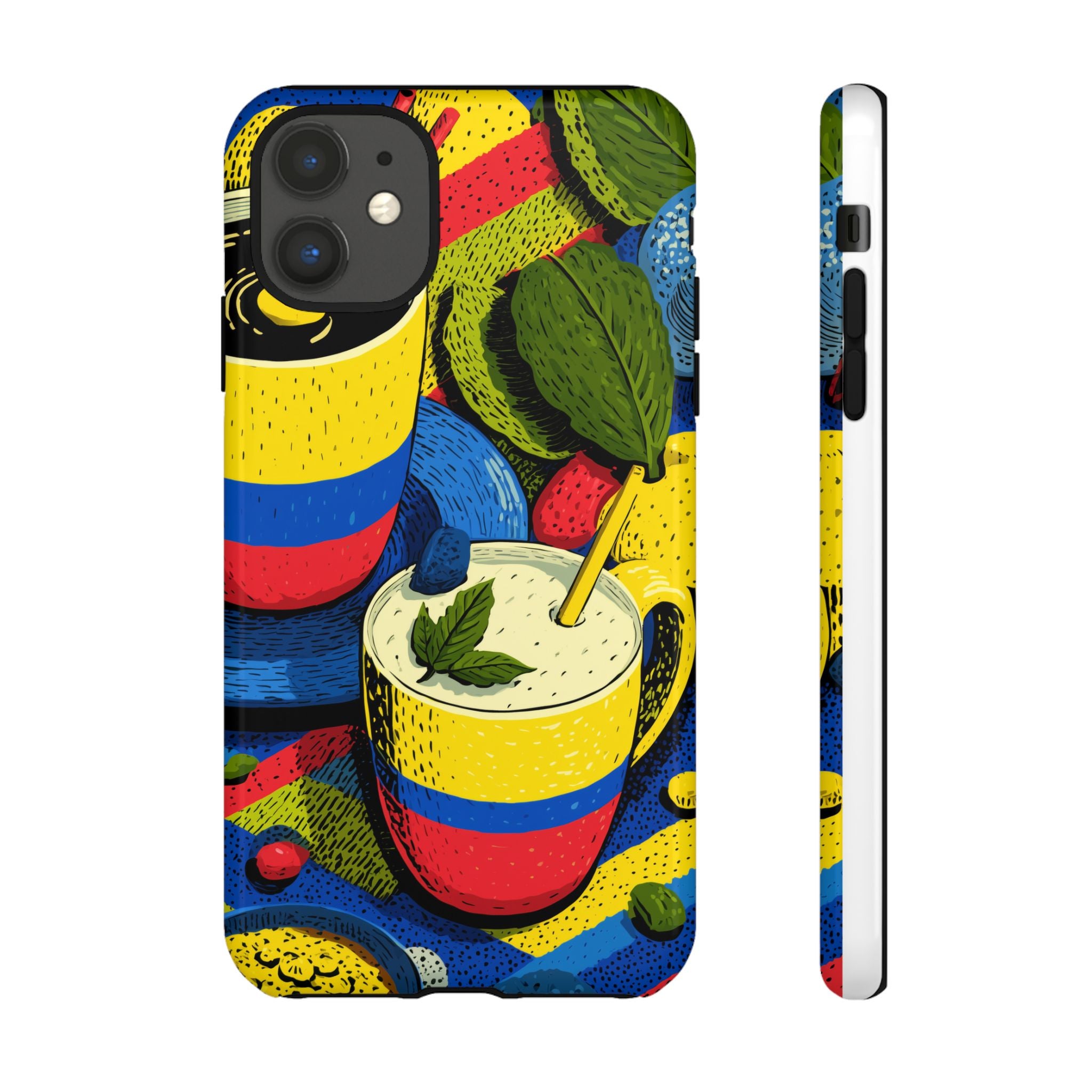 Vibrant Phone Case for Tough Cases | Colorful Colombian Art, Unique Gift, Trendy Accessory, Summer Style, Festival Must-Have