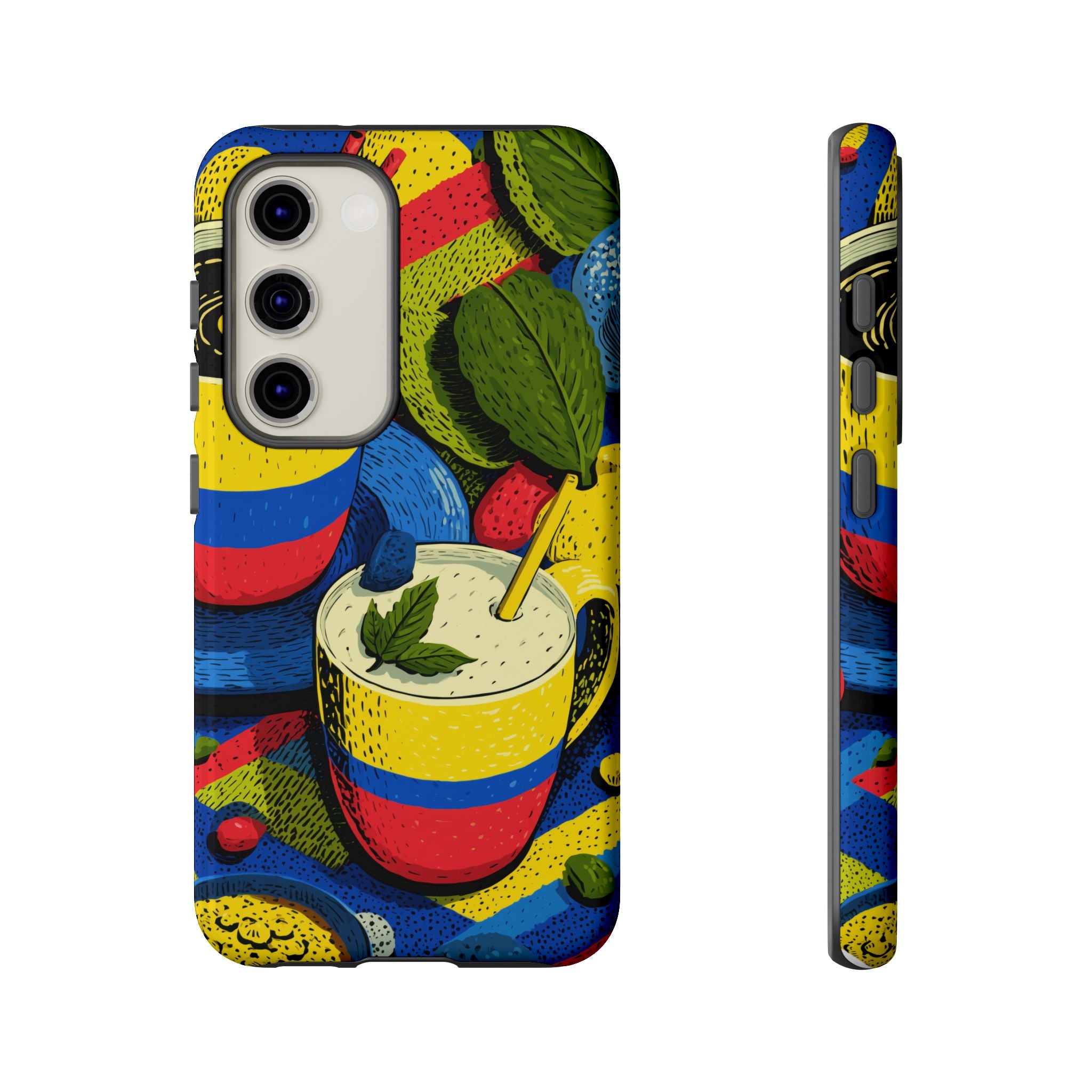 Vibrant Phone Case for Tough Cases | Colorful Colombian Art, Unique Gift, Trendy Accessory, Summer Style, Festival Must-Have