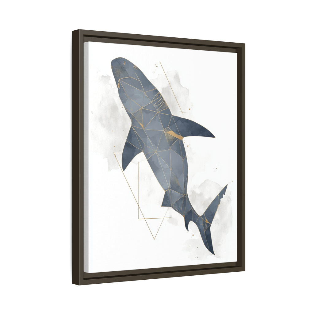 Aquatic Geometry: Shark Polygon Abstraction, Oceanic Digital Art   |  Personalized & Custom Orders Available