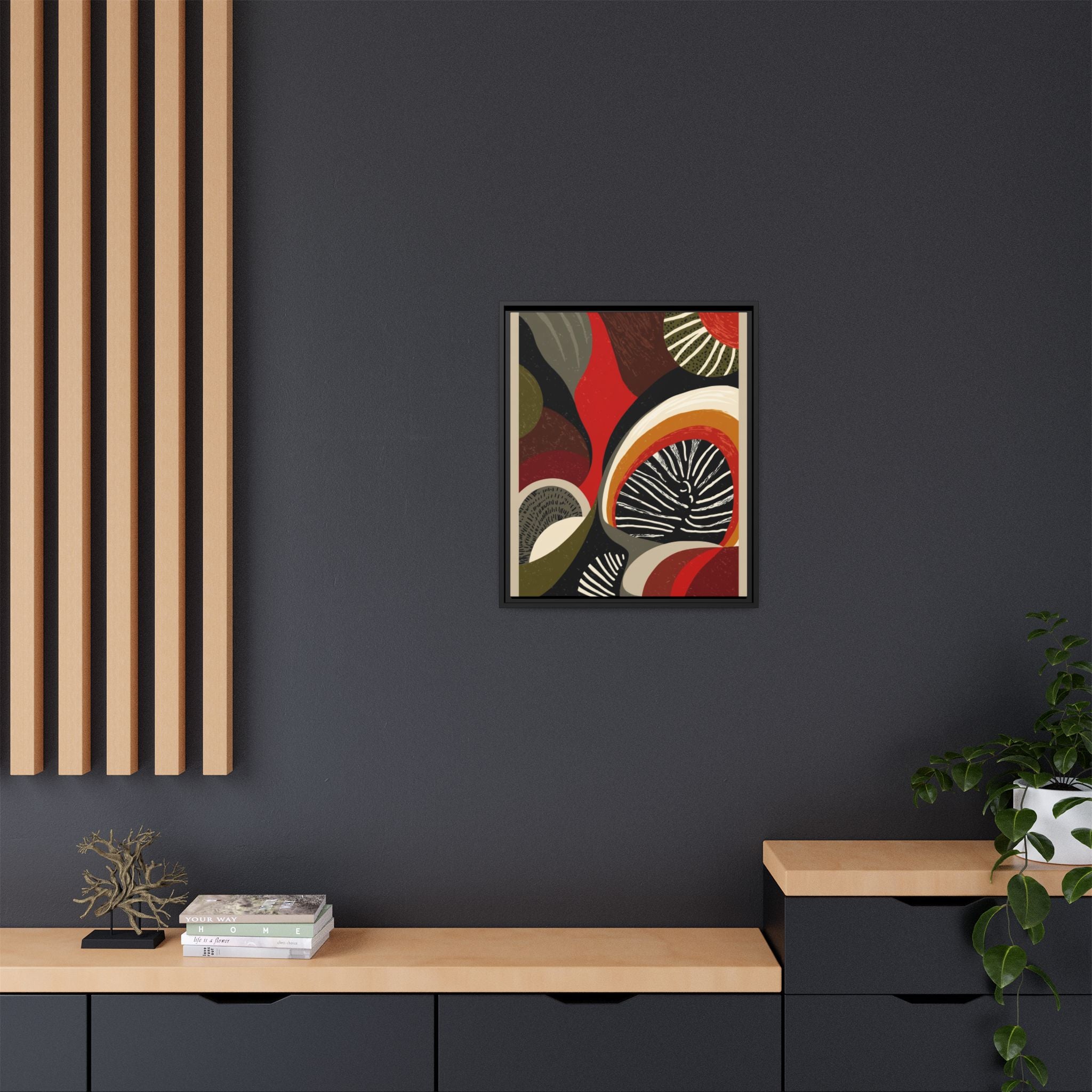 Geometric Rhythm: Abstract Composition, Mid-Century Modern Art, Radial Design Inspiration   |   Custom Orders Accepted