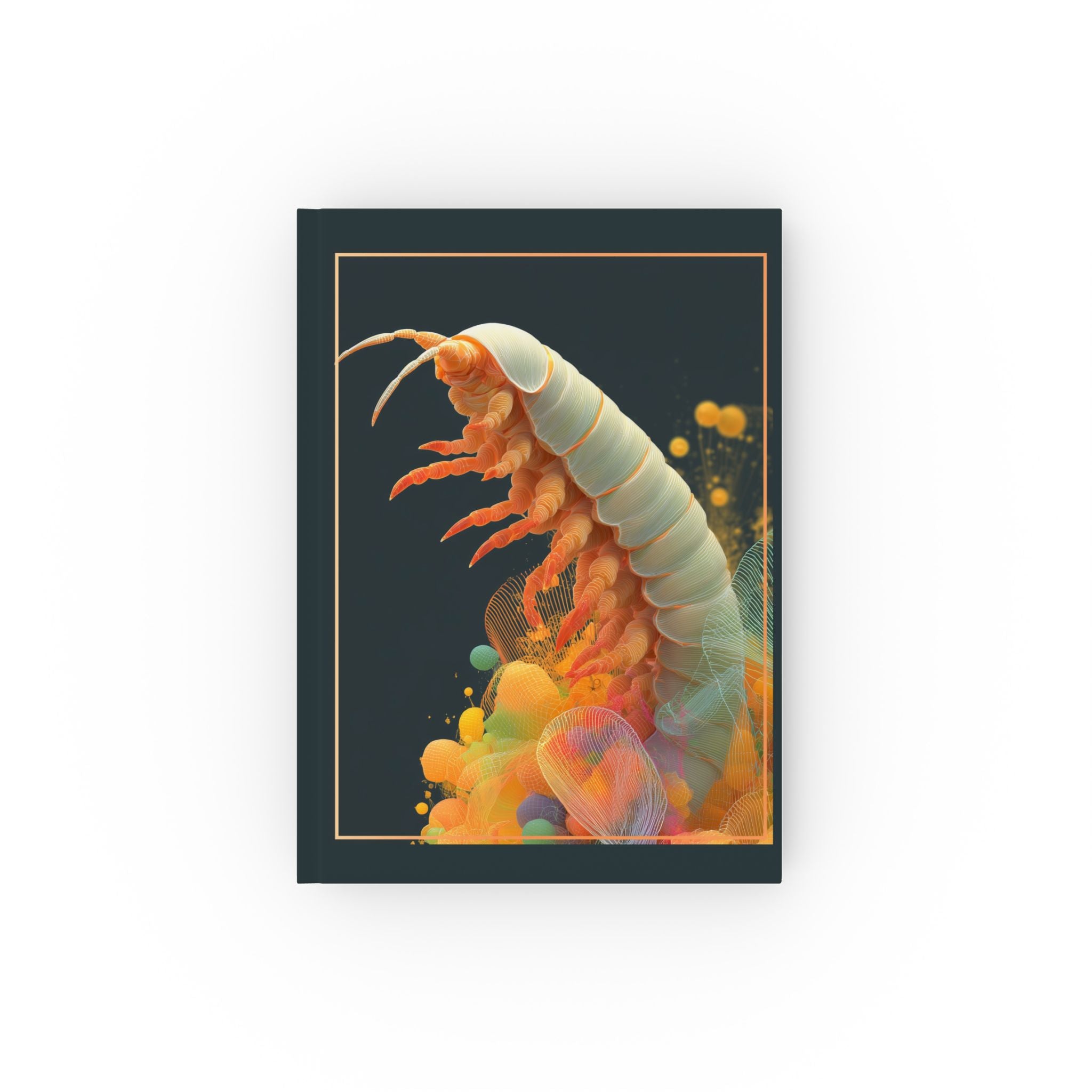 Personalized Insect Journal : Digital Insectoid Abstraction, Geometric Organic Rendering Personalized Journal   |