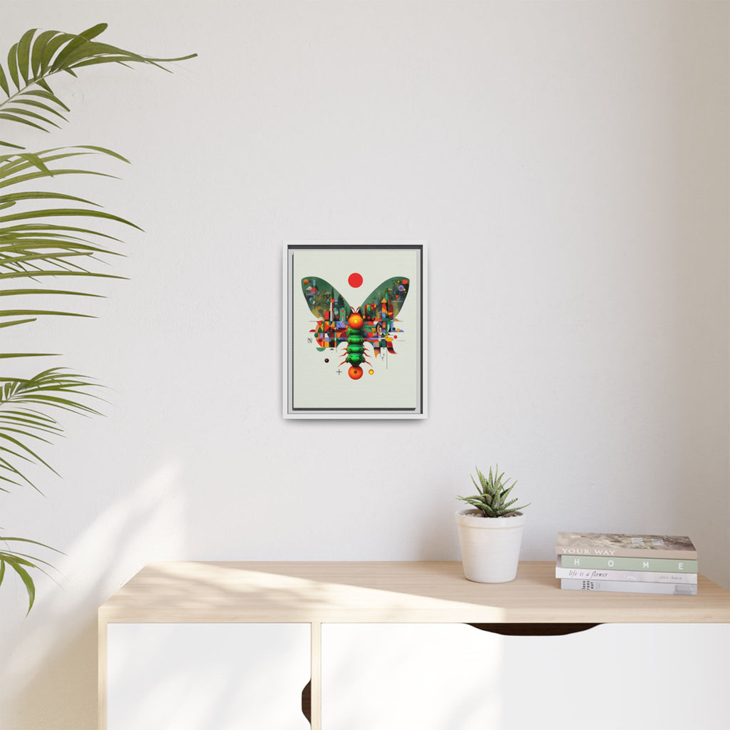Digital Butterfly Framed Print, Cubist Architectural Abstraction   |  Personalized & Custom Orders Available