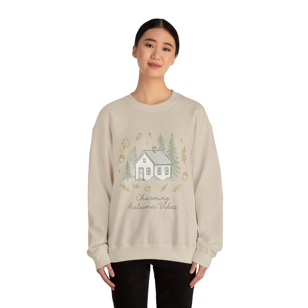 Autumn Cabin Vibes Sweatshirt - Forest Scene, 5 colours