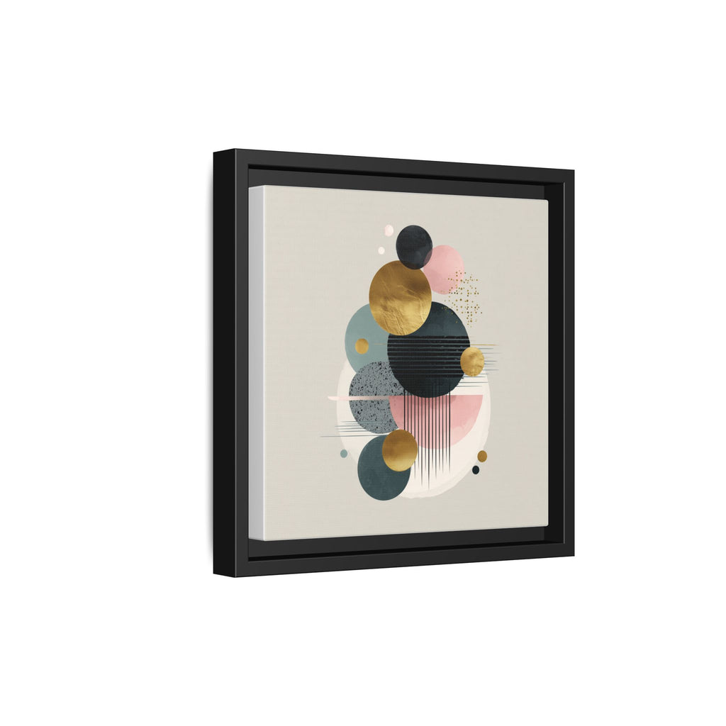 Geometric Harmony: Intersecting Circles, Mid-Century Modern Design, Abstract Metallic Composition   |   Custom Orders Accepted