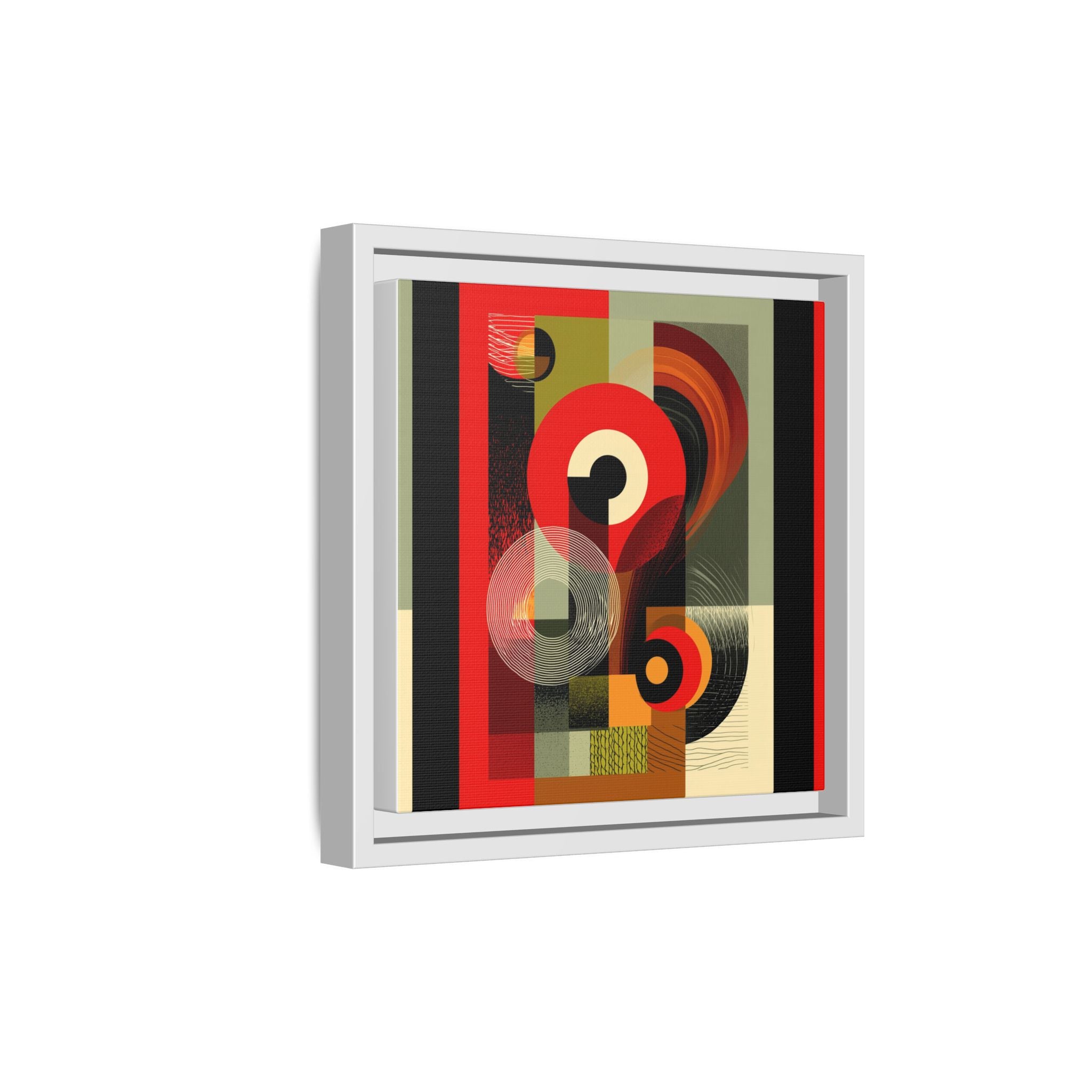 Chromatic Geometrics: Abstract Constructivist Composition, Modernist Color Blocking, Layered Circular Forms   |   Custom Orders Accepted