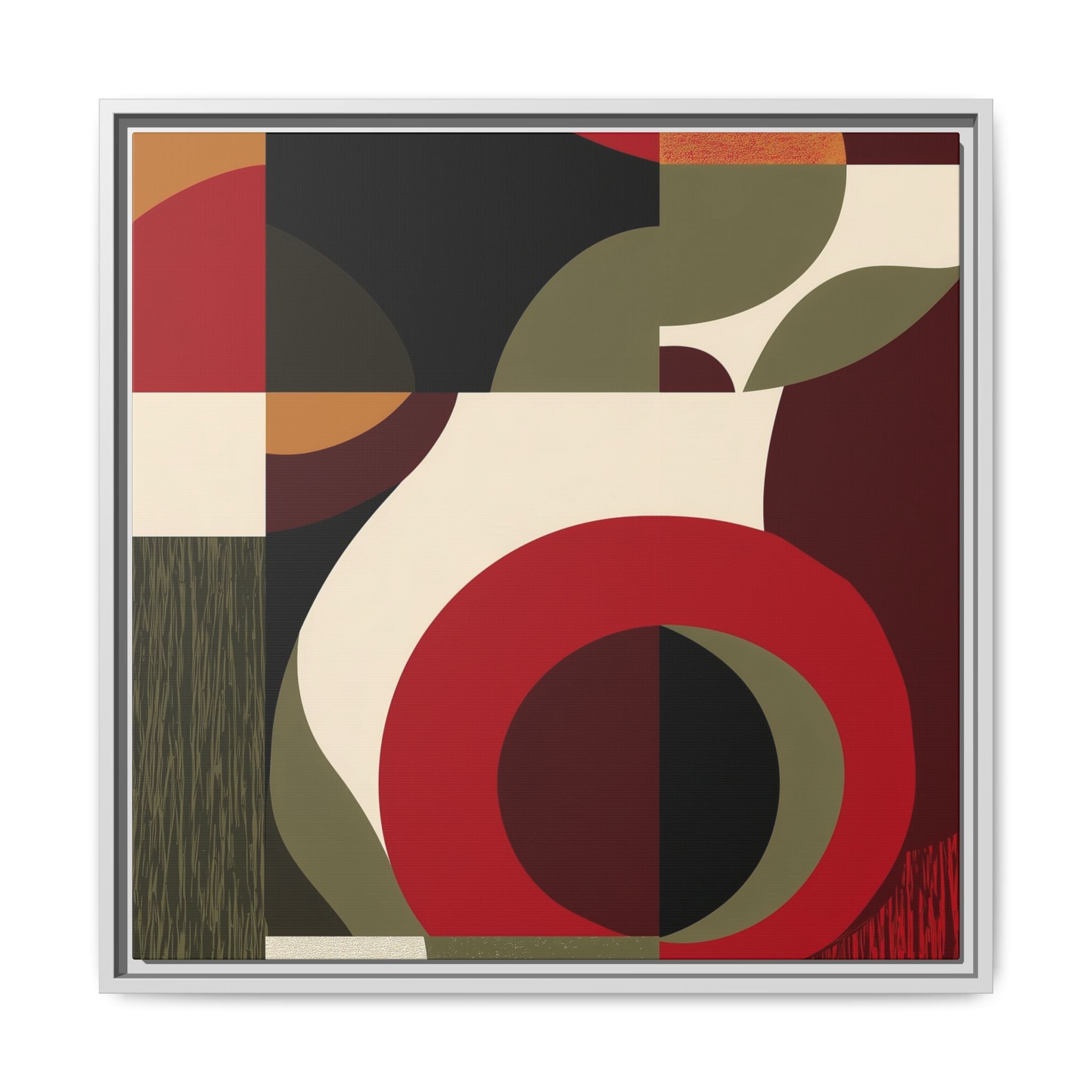 Geometric Intersections: Mid-Century Modern Design, Abstract Architectural Composition, Rhythmic Curved Forms   |   Custom Orders Accepted