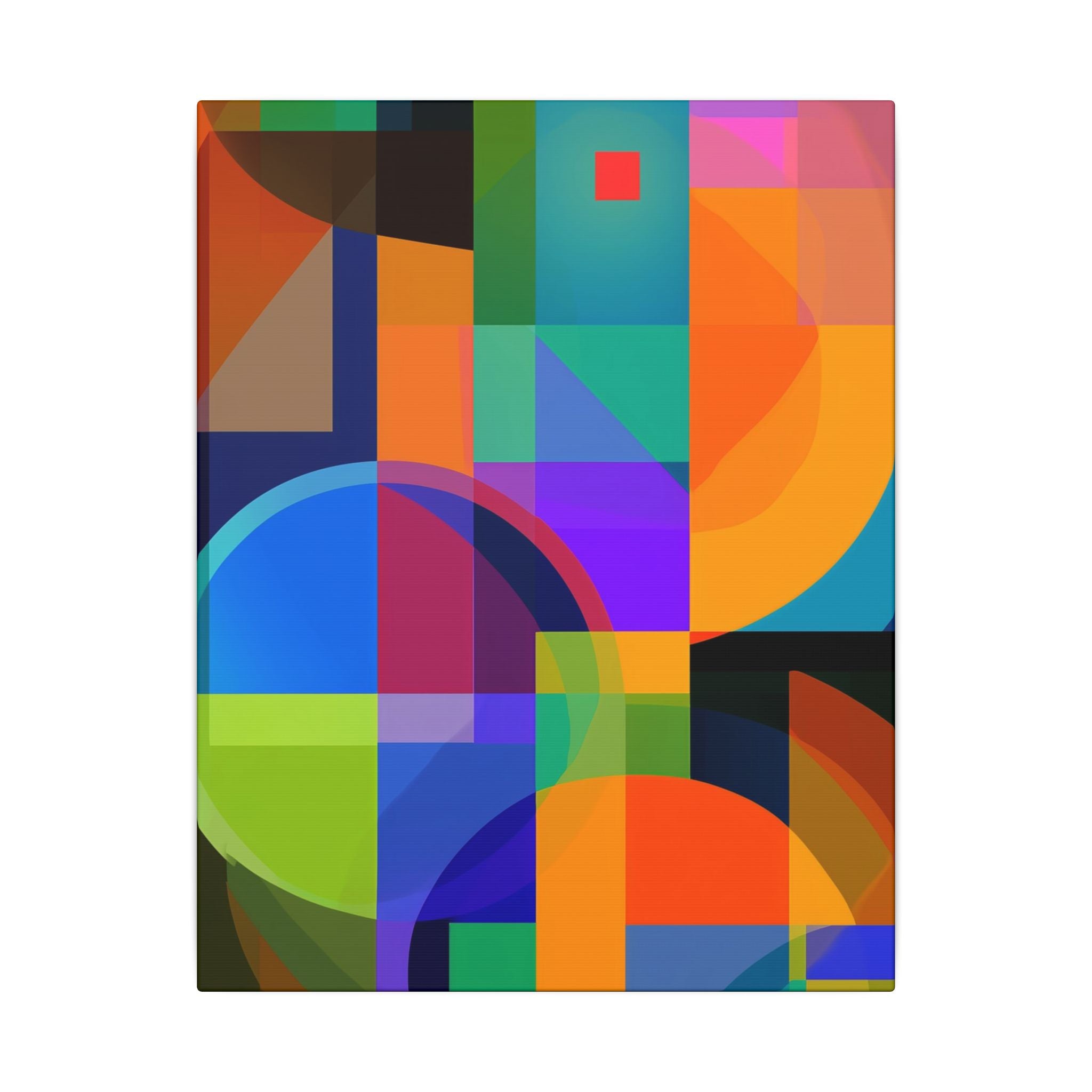 Geometric Intersections: Cubist Color Dynamics, Abstract Constructivist Design, Layered Chromatic Composition   |   Custom Orders Accepted