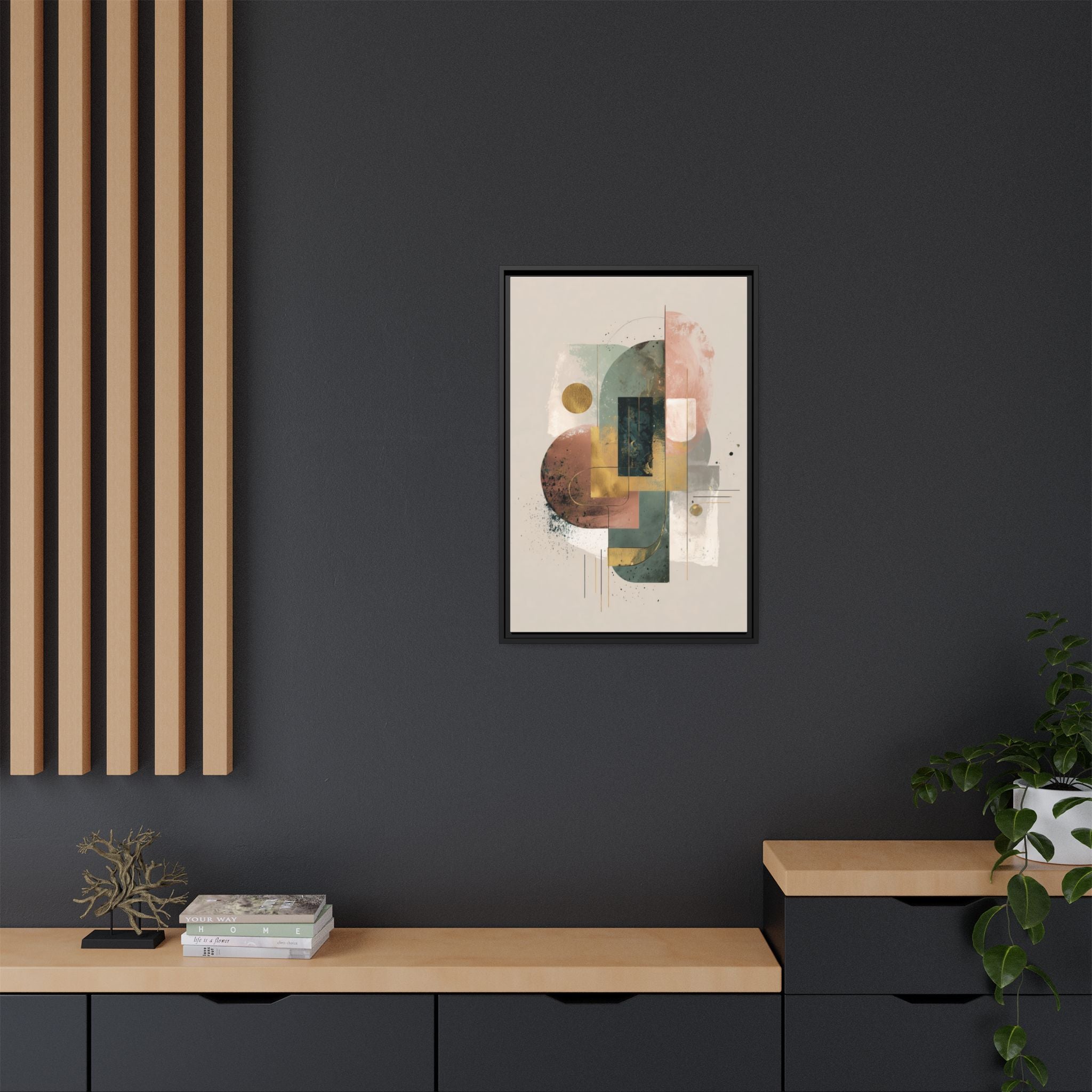 Organic Geometries: Fragmented Forms, Digital Abstract Composition, Layered Minimalist Art   |   Custom Orders Accepted