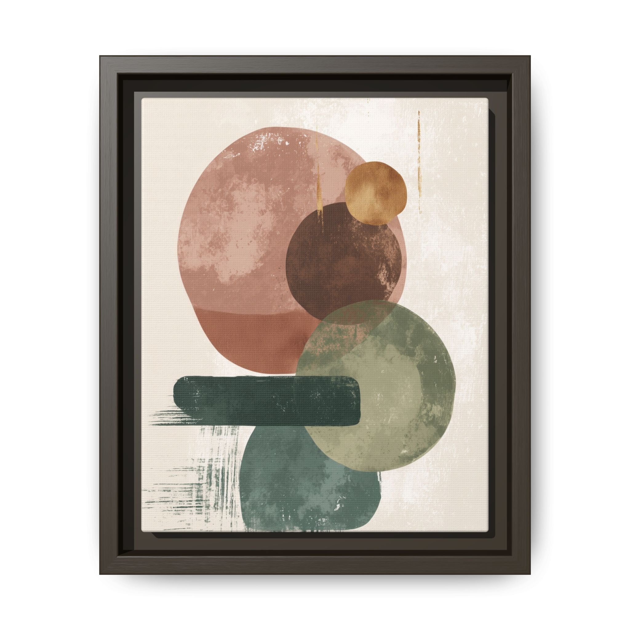 Organic Intersections: Watercolor Abstraction, Earth Tone Composition, Modern Minimalist Art   |   Custom Orders Accepted