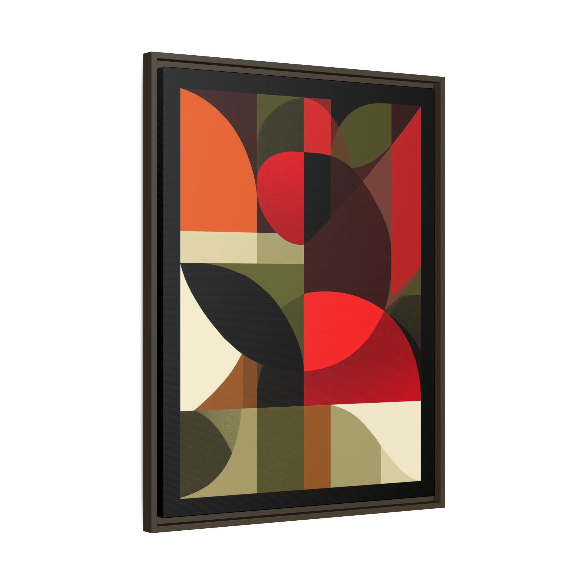 Geometric Fusion: Modern Abstract Composition, Cubist Color Blocks, Architectural Form Harmony   |   Custom Orders Accepted