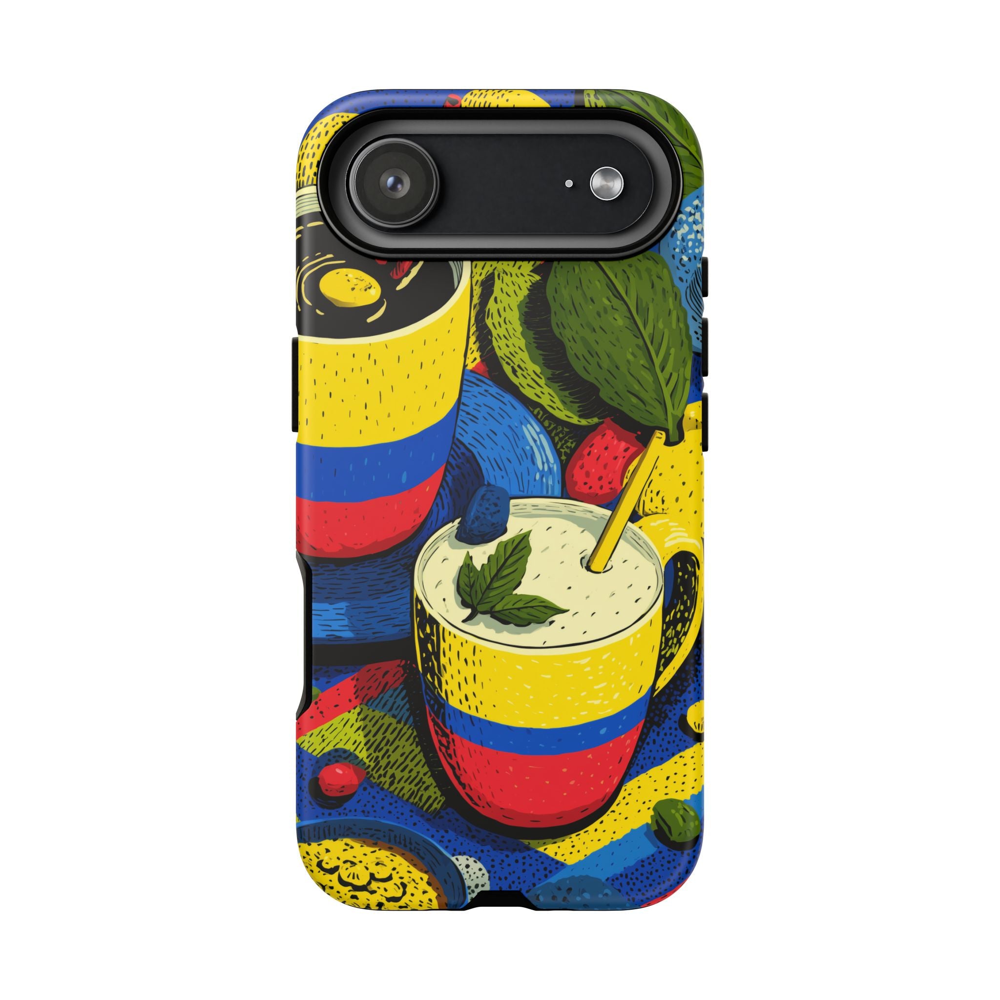 Vibrant Phone Case for Tough Cases | Colorful Colombian Art, Unique Gift, Trendy Accessory, Summer Style, Festival Must-Have