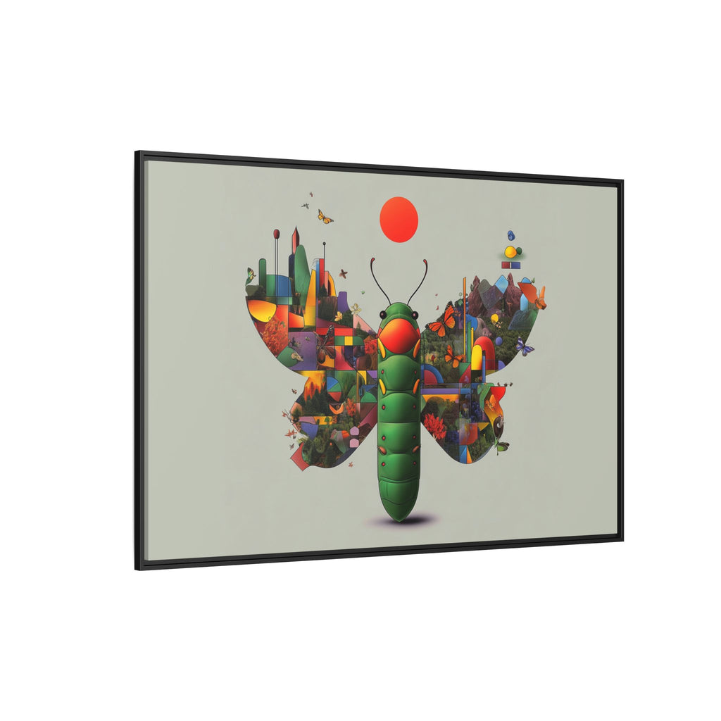 Metamorphosis of Geometry: Digital Nature Mosaic, Surreal Butterfly Landscape   |    Custom Orders Available