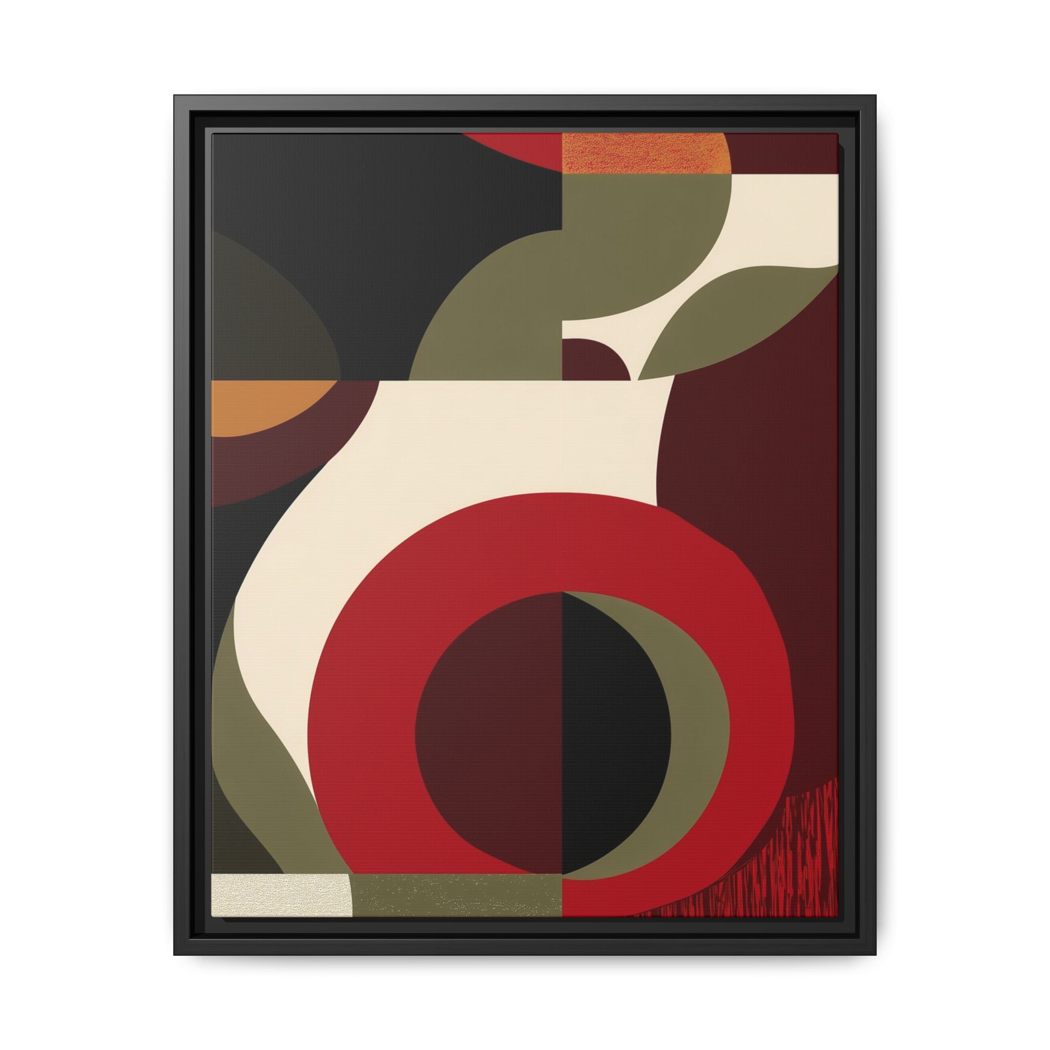 Geometric Intersections: Mid-Century Modern Design, Abstract Architectural Composition, Rhythmic Curved Forms   |   Custom Orders Accepted