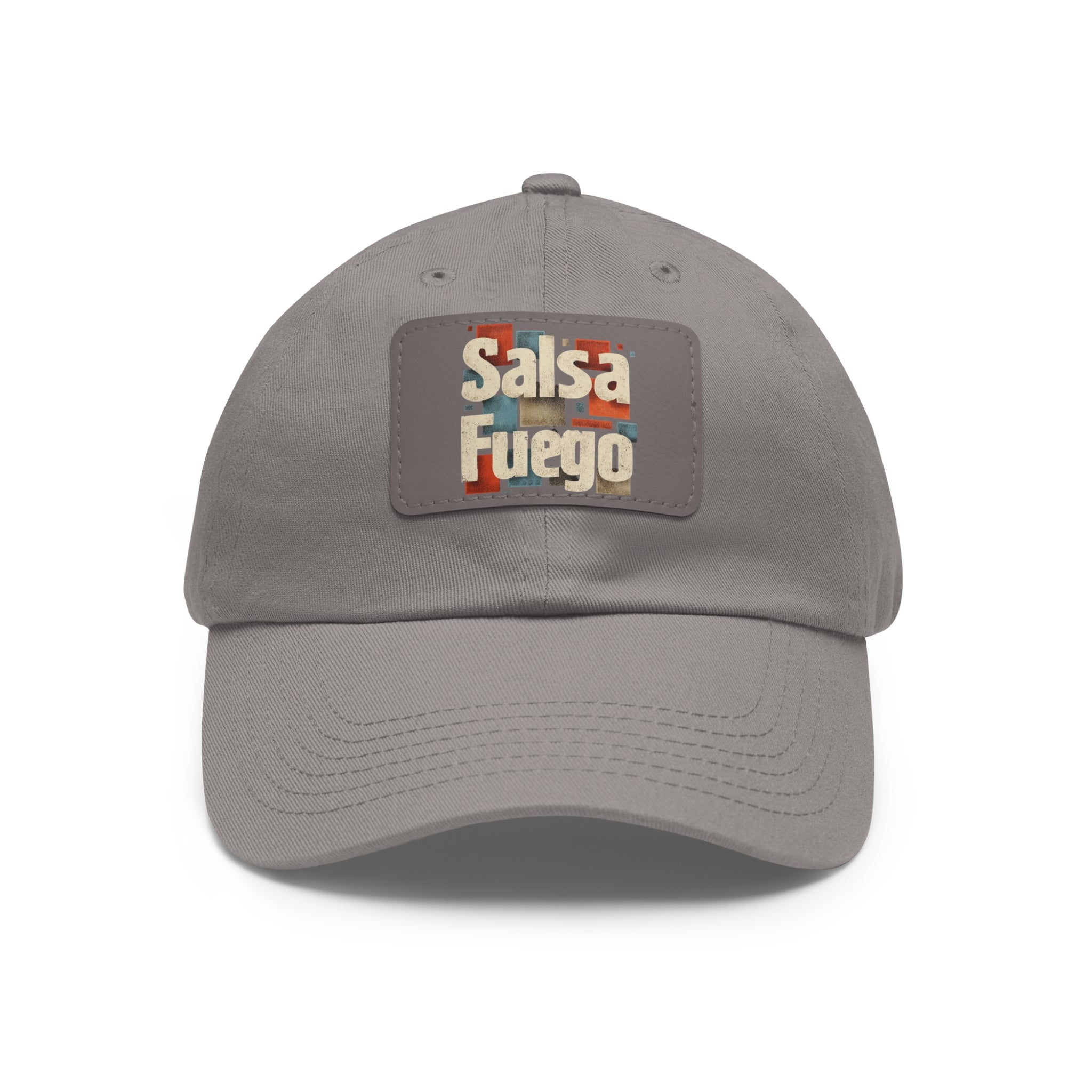 Salsa Fuego Geometric Dad Hat with Leather Patch (Rectangle)
