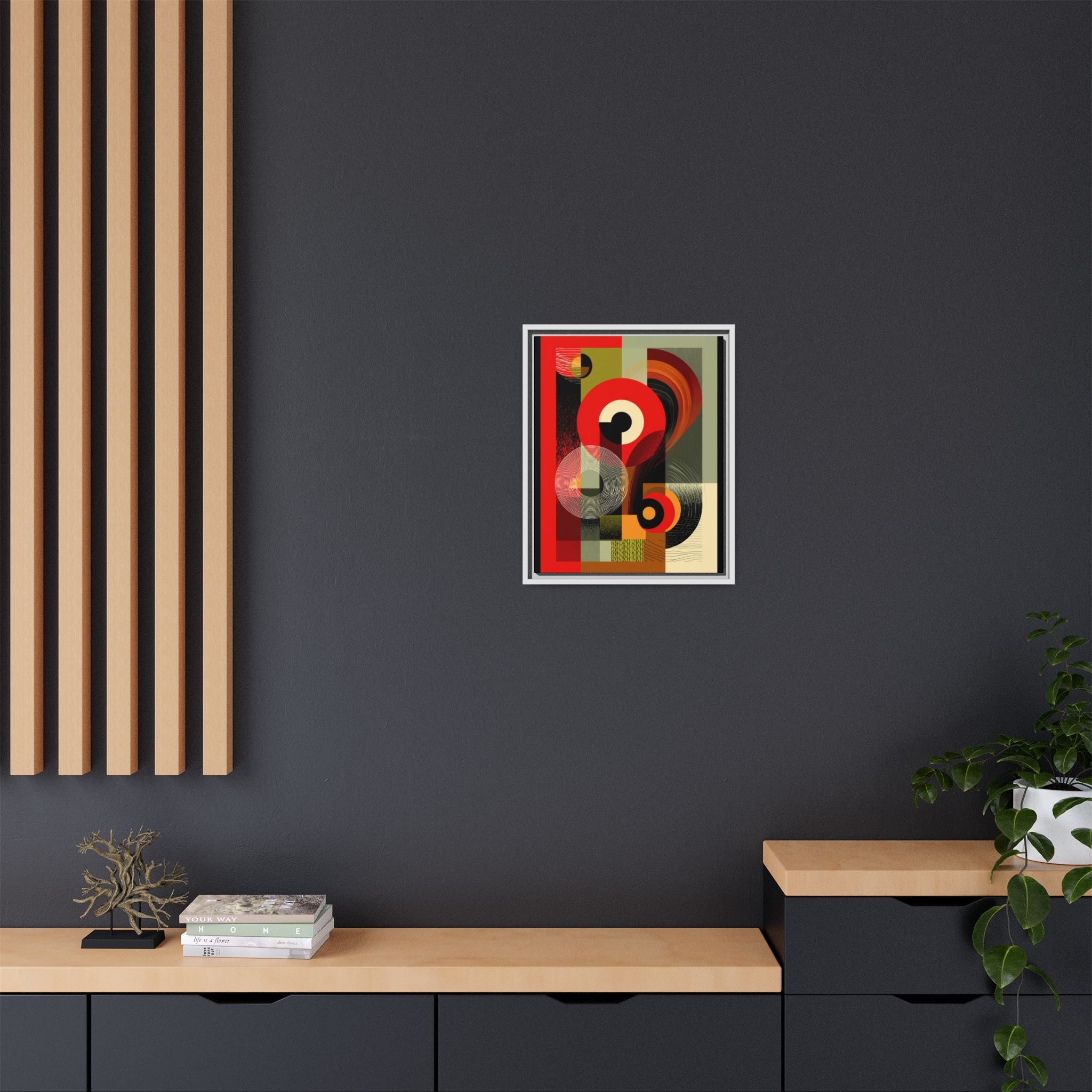 Chromatic Geometrics: Abstract Constructivist Composition, Modernist Color Blocking, Layered Circular Forms   |   Custom Orders Accepted