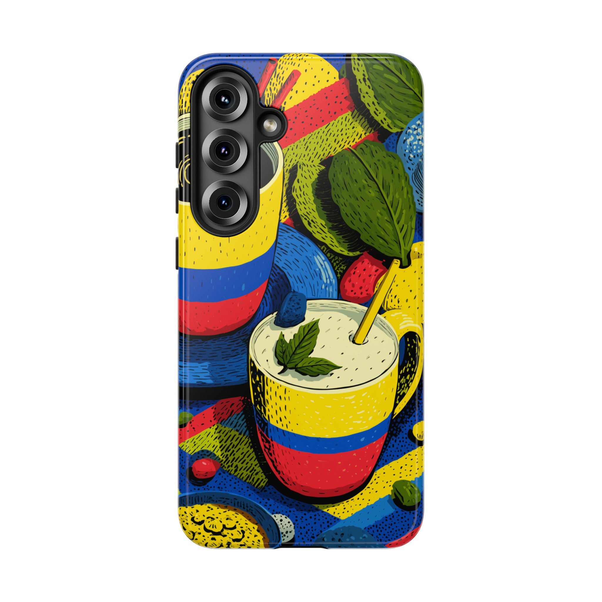 Vibrant Phone Case for Tough Cases | Colorful Colombian Art, Unique Gift, Trendy Accessory, Summer Style, Festival Must-Have