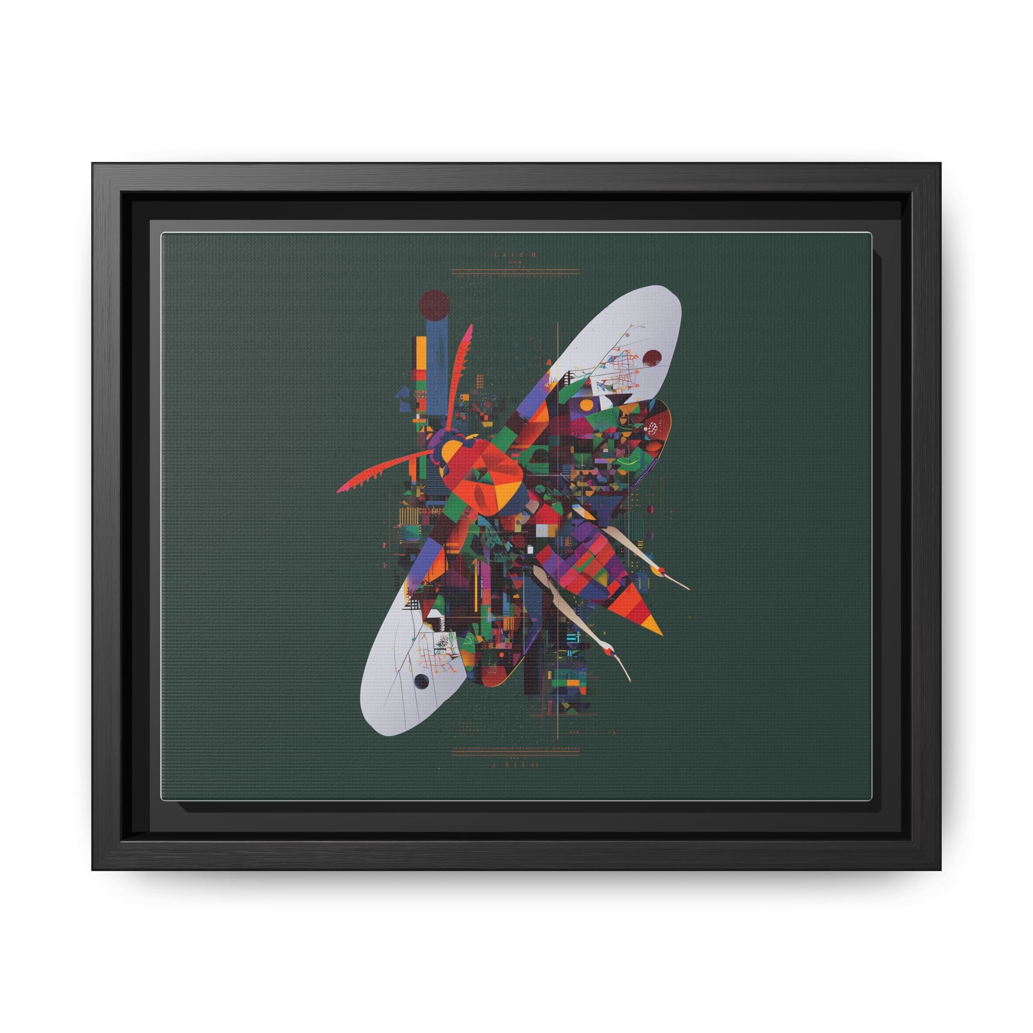 Geometric Butterfly: Digital Abstract Art, Architectural Color Explosion   |    Custom Orders Available