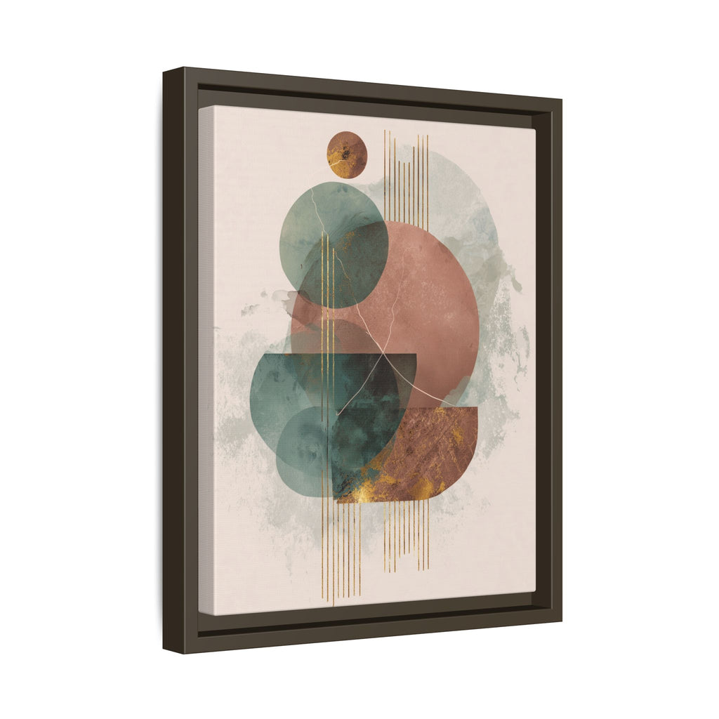 Translucent Geometries: Abstract Circles, Mid-Century Minimalism, Watercolor Layers   |   Custom Orders Accepted