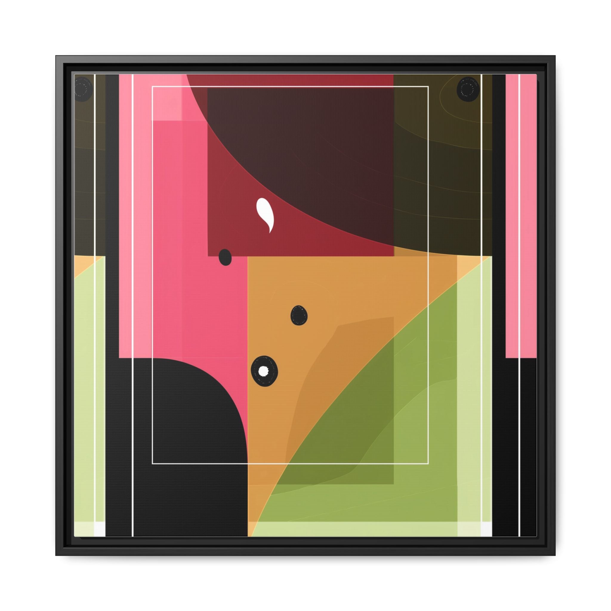 Geometric Convergence: Abstract Modernist Composition, Constructivist Color Blocking, Layered Geometric Design   |   Custom Orders Accepted