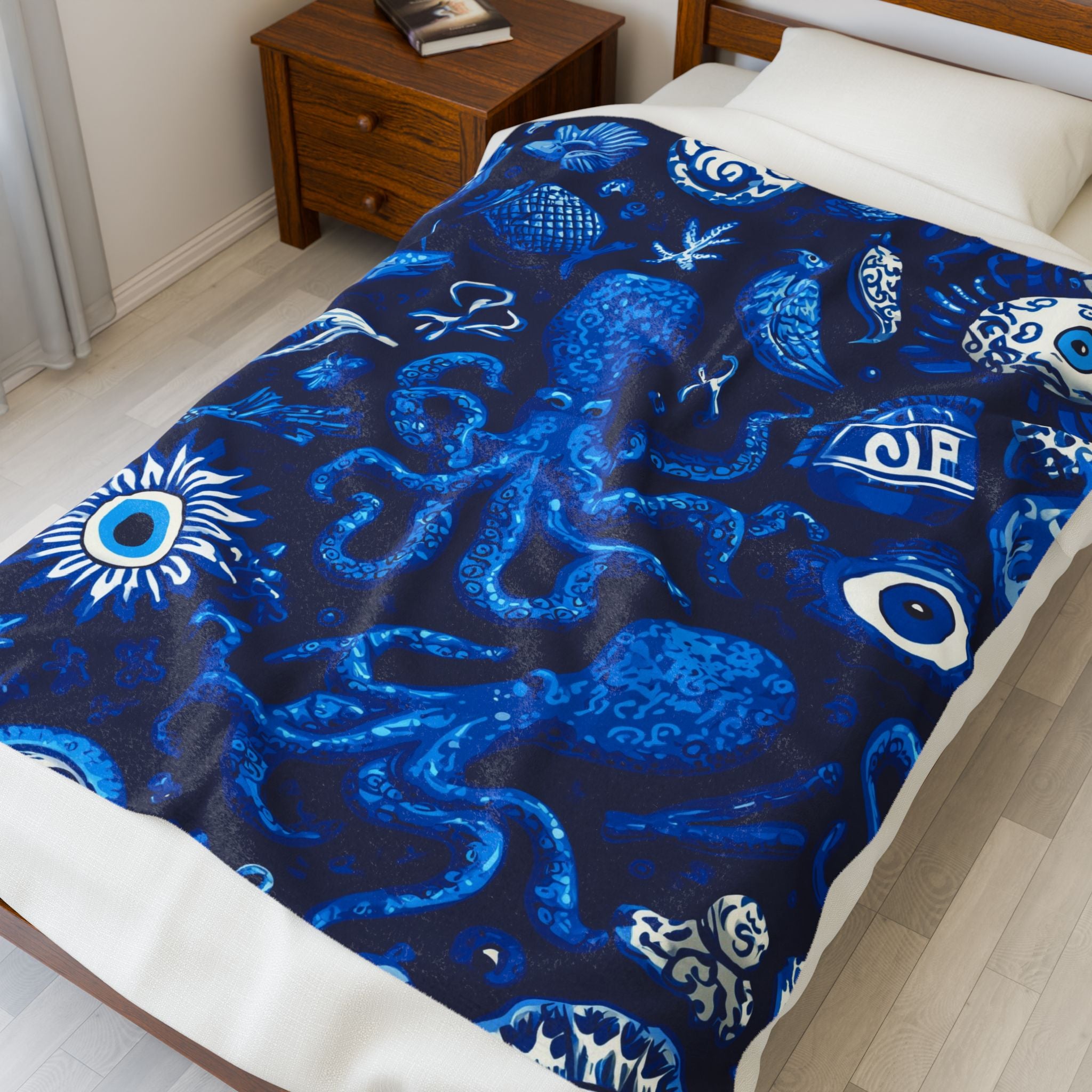 Depths of the Nazar: Oceanic Patterns, Blue Ceramic Symbolism   |   Custom Orders Accepted