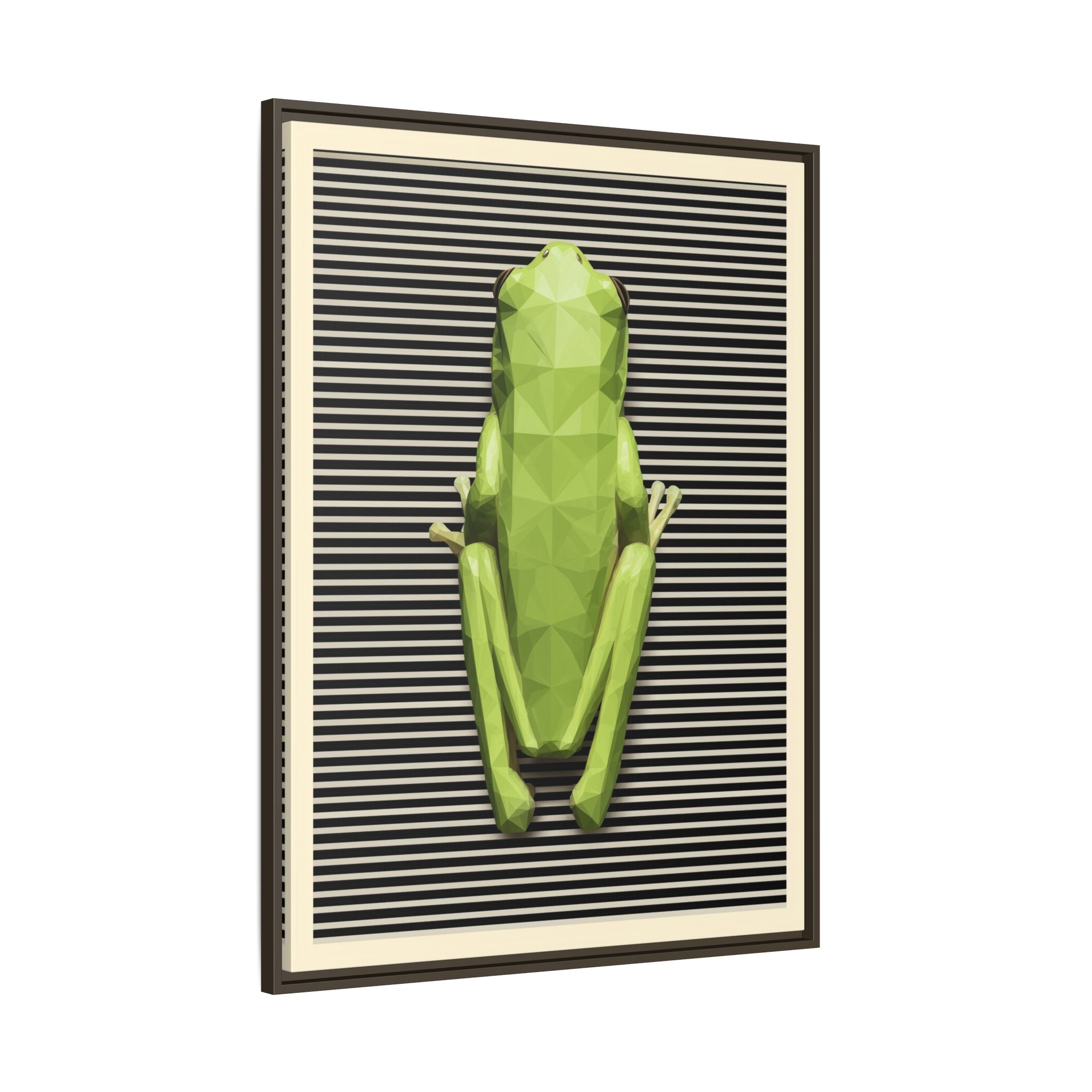 Geometric Amphibian: Low-Poly Frog Design, Digital Art Minimalism   |  Personalized & Custom Orders Available