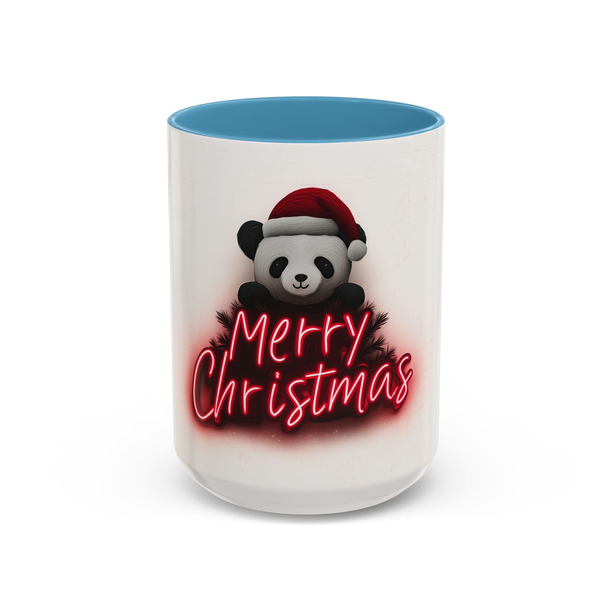 Merry Christmas Panda Mug, Fun Holiday Coffee Cup, Cute Gift for Animal Lovers, Festive Drinkware, Christmas Decorations