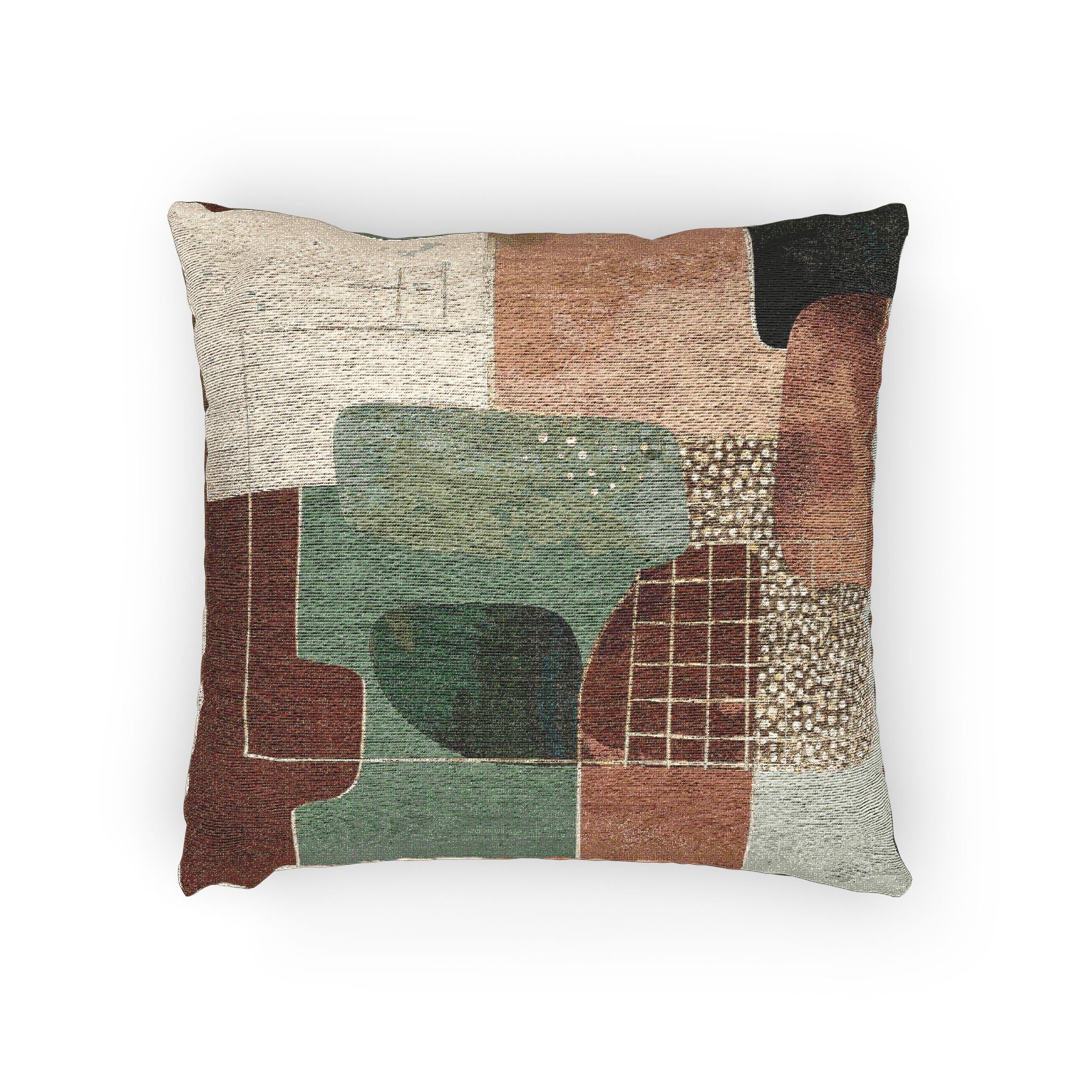 Geometric Harmony: Contemporary Abstract Composition, Metallic Grid Intersections   |    Custom Orders Available